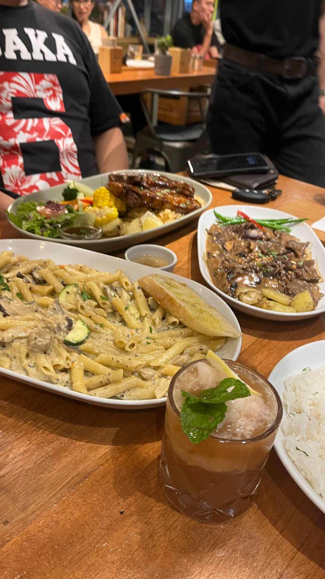 Truffle + cream mushroom, creamy beef salpicado, etc.