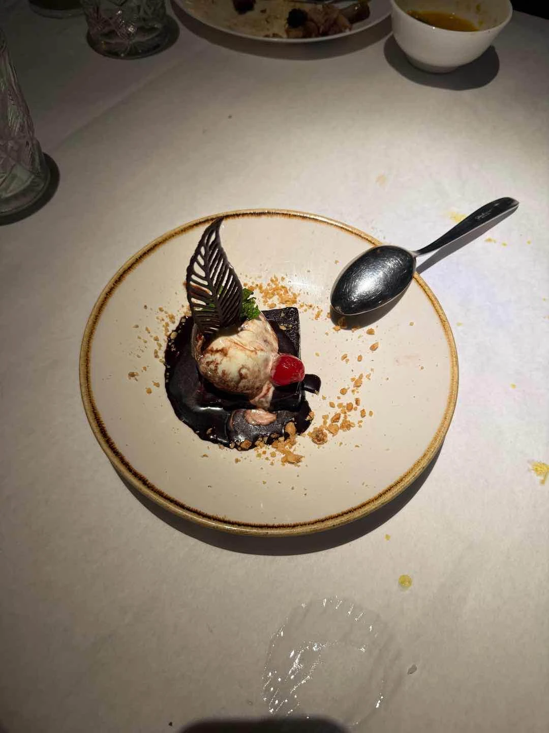 Brownie ala mode of EMILIA, House of Filipino Food