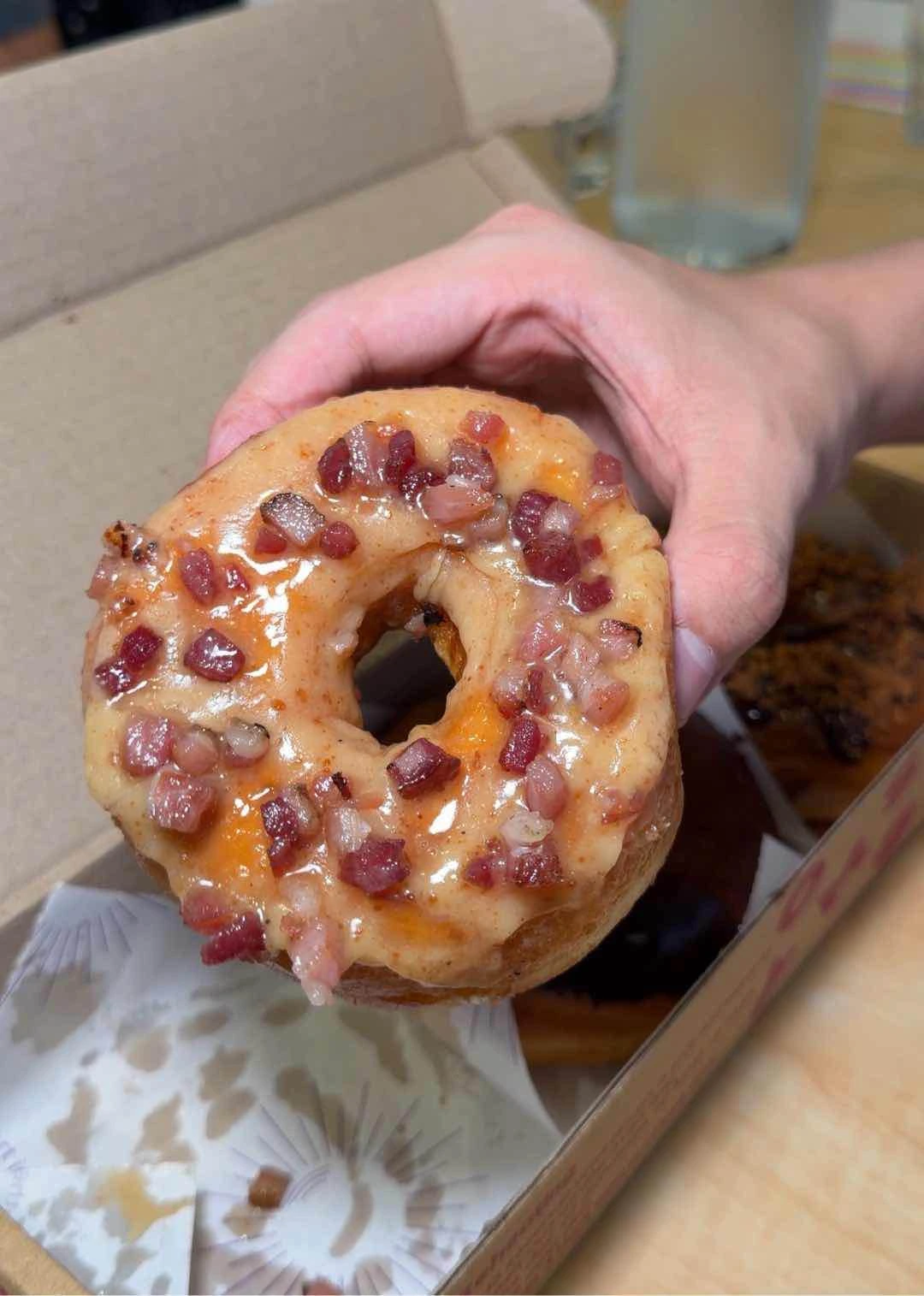 bacon donut