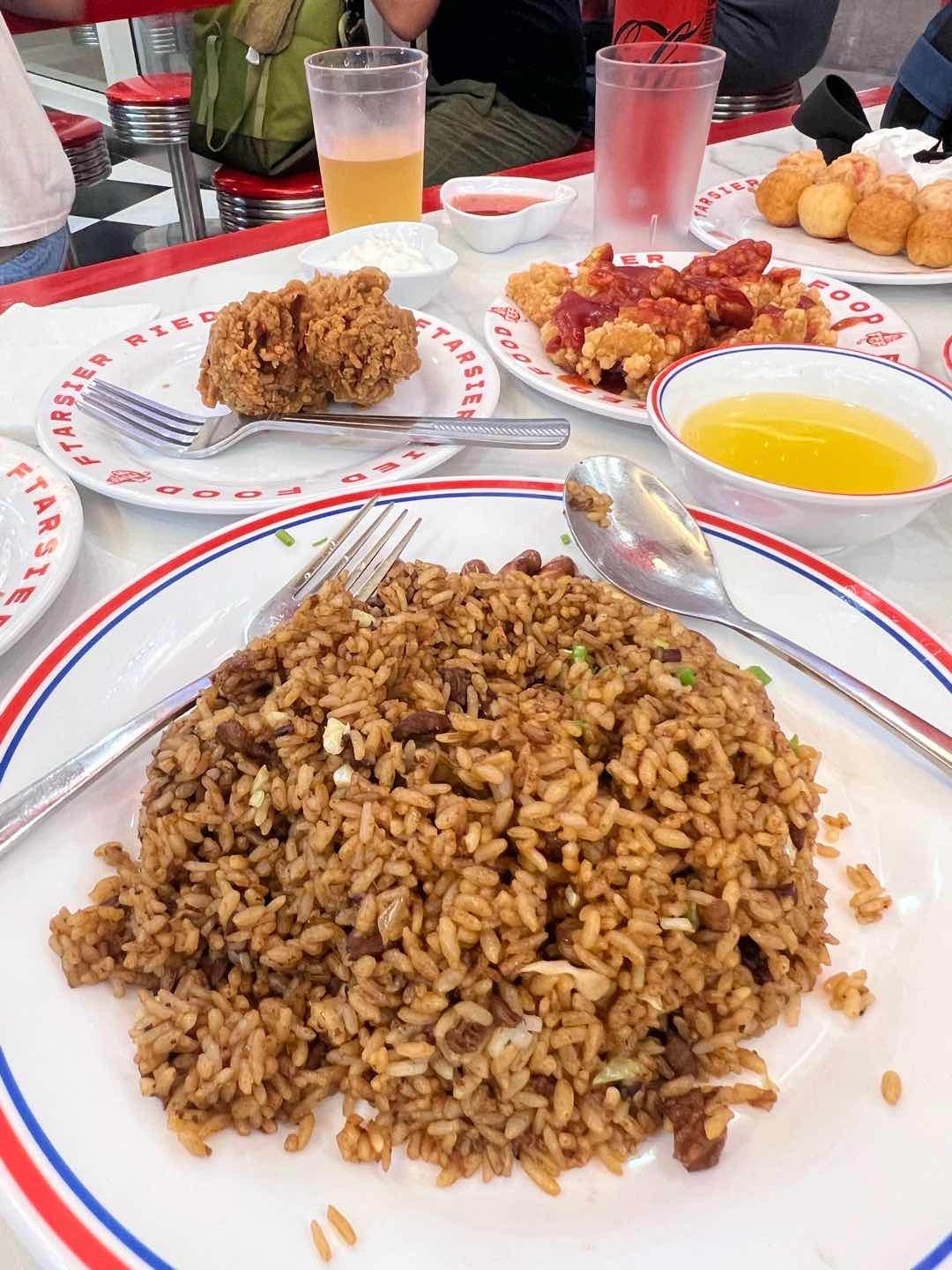 Food was okay. Service was okay.