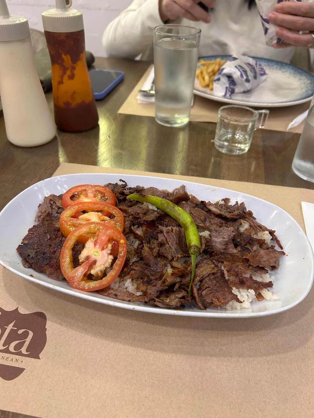Beef Doner with Rice 