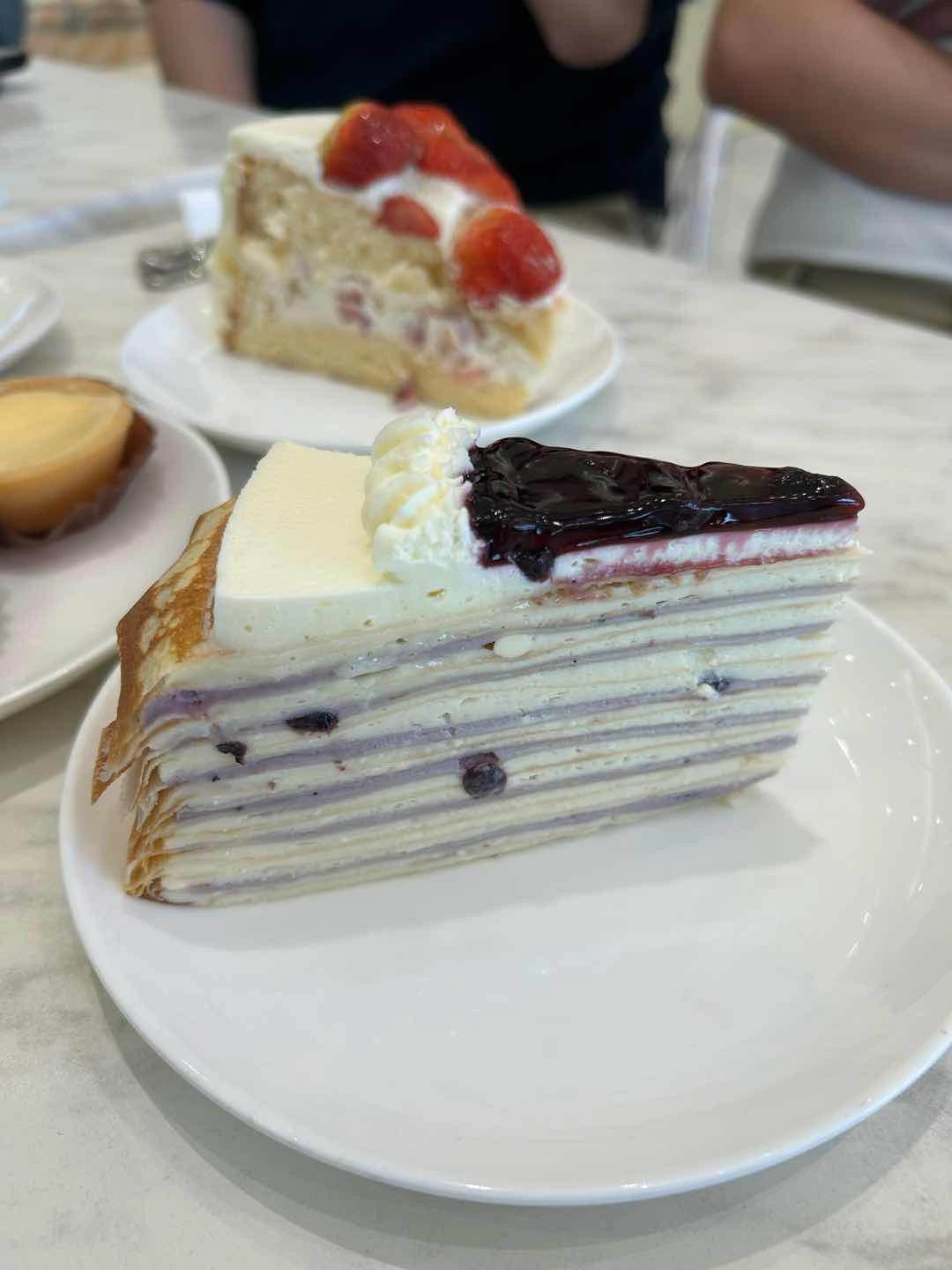 Blueberry Mille Crepe