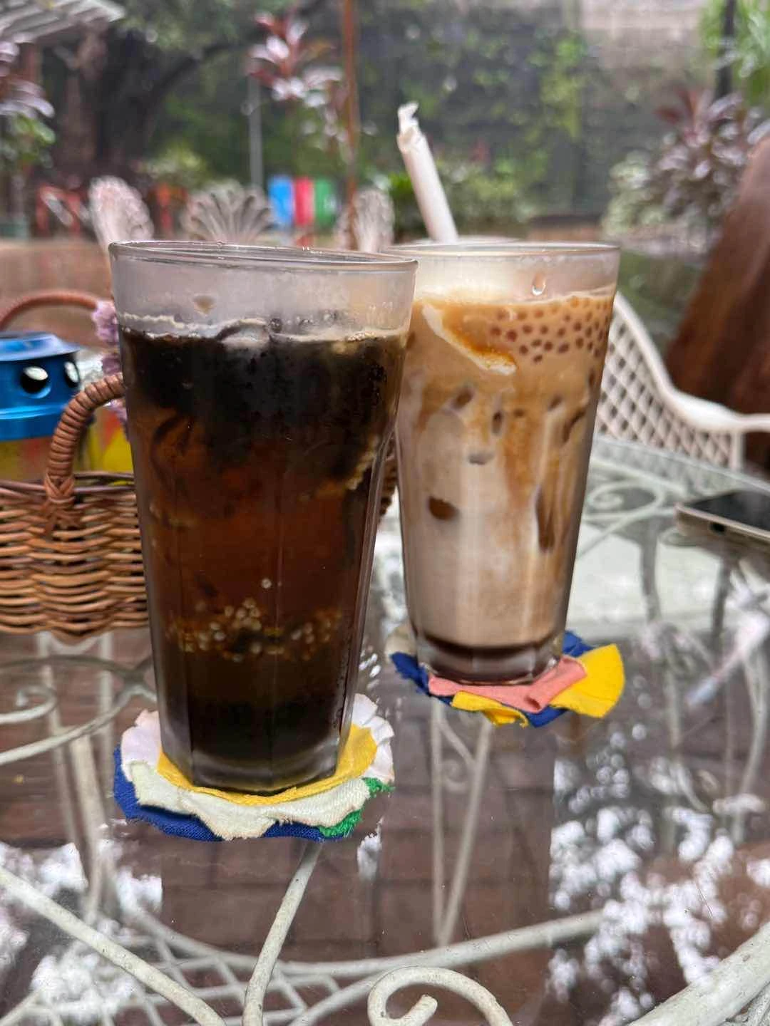 gulaman and taho coffee of Papakape Fort Santiago