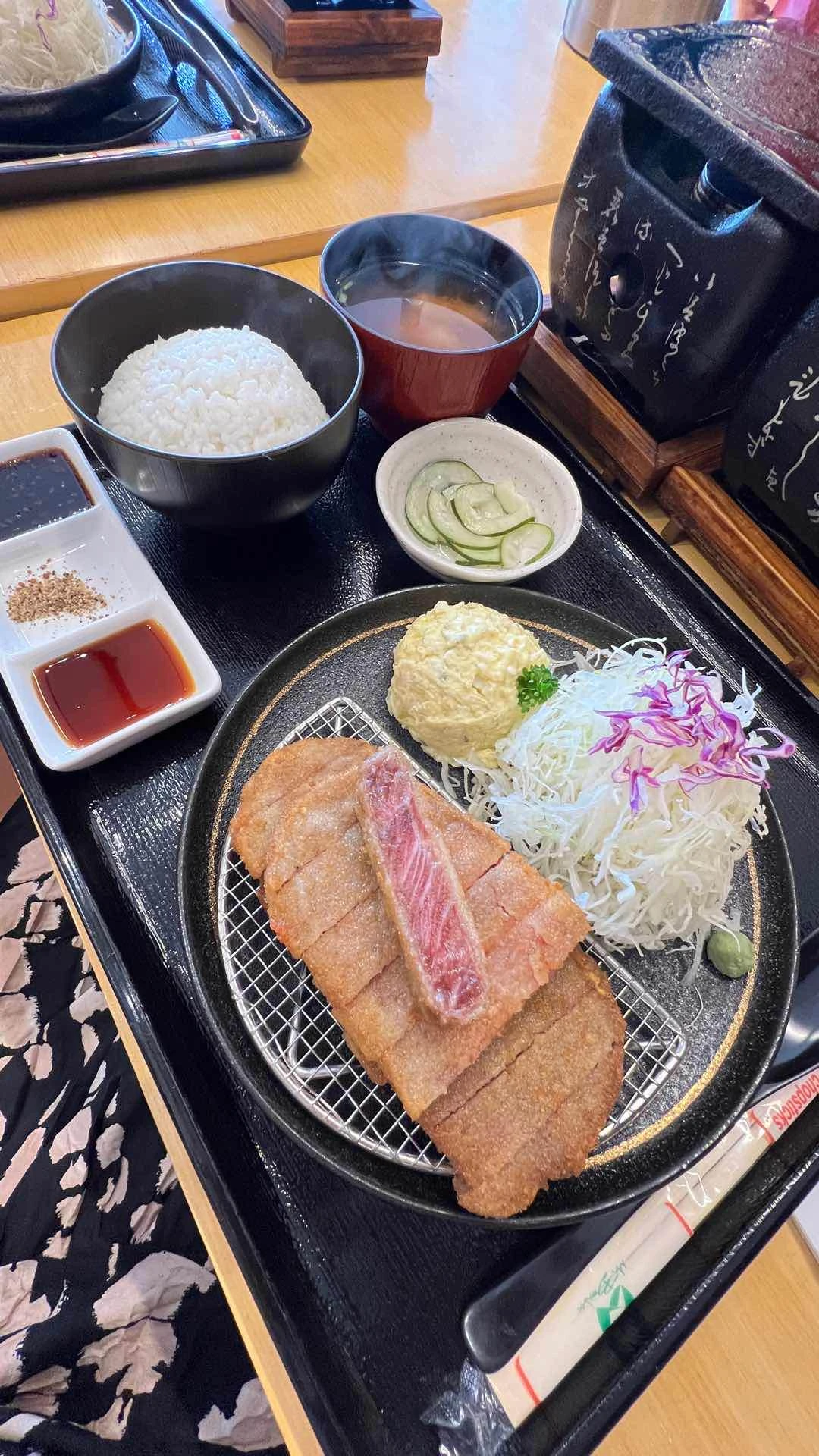 Gyukatsu set 🤤 of Gyukatsu まつ村 Boracay