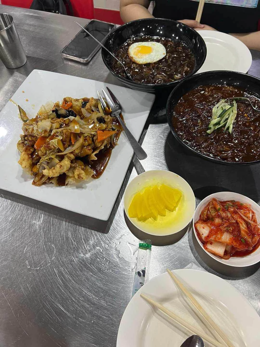 Tangsuyuk, Jjajangmyeon, Special Fire Jjajangmyeon