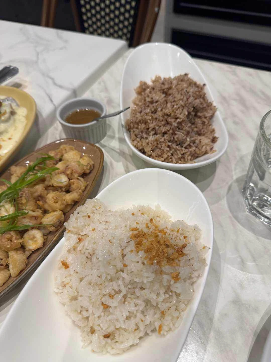 Garlic Rice and Binagoongan Rice