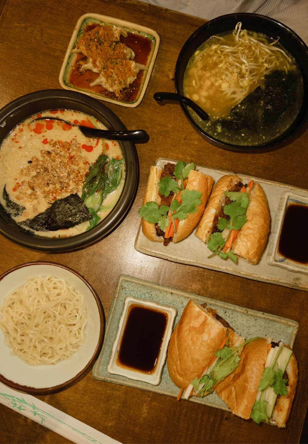 Top Fave: Tantanmen & banh mi! Our comfort food! Also, vegetarian friendly 💯