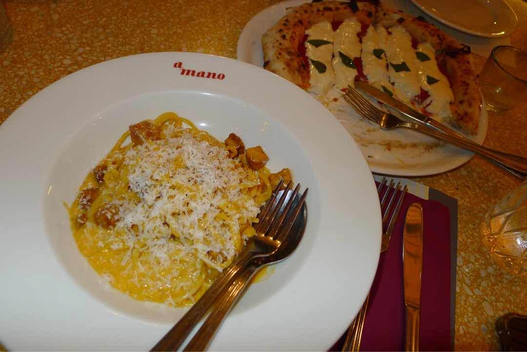 Pasta Carbonara & Stracciatella