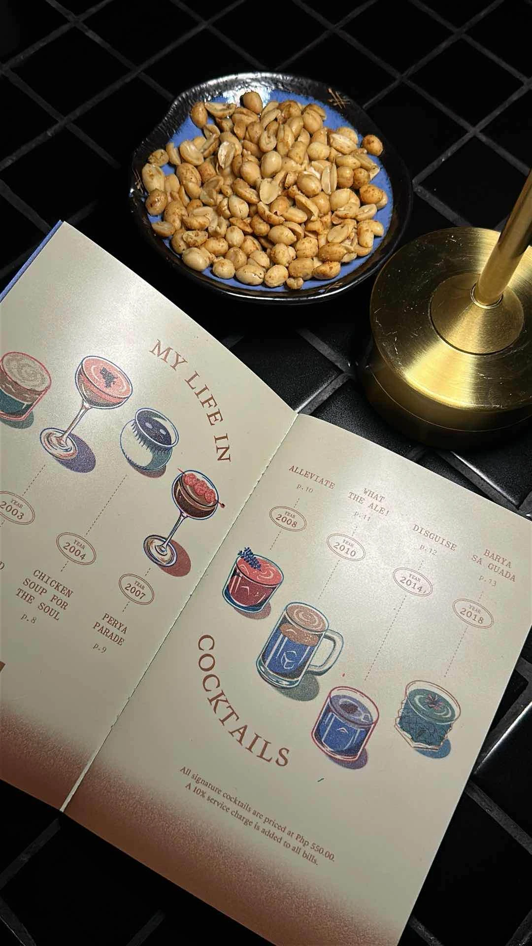 complimentary peanuts