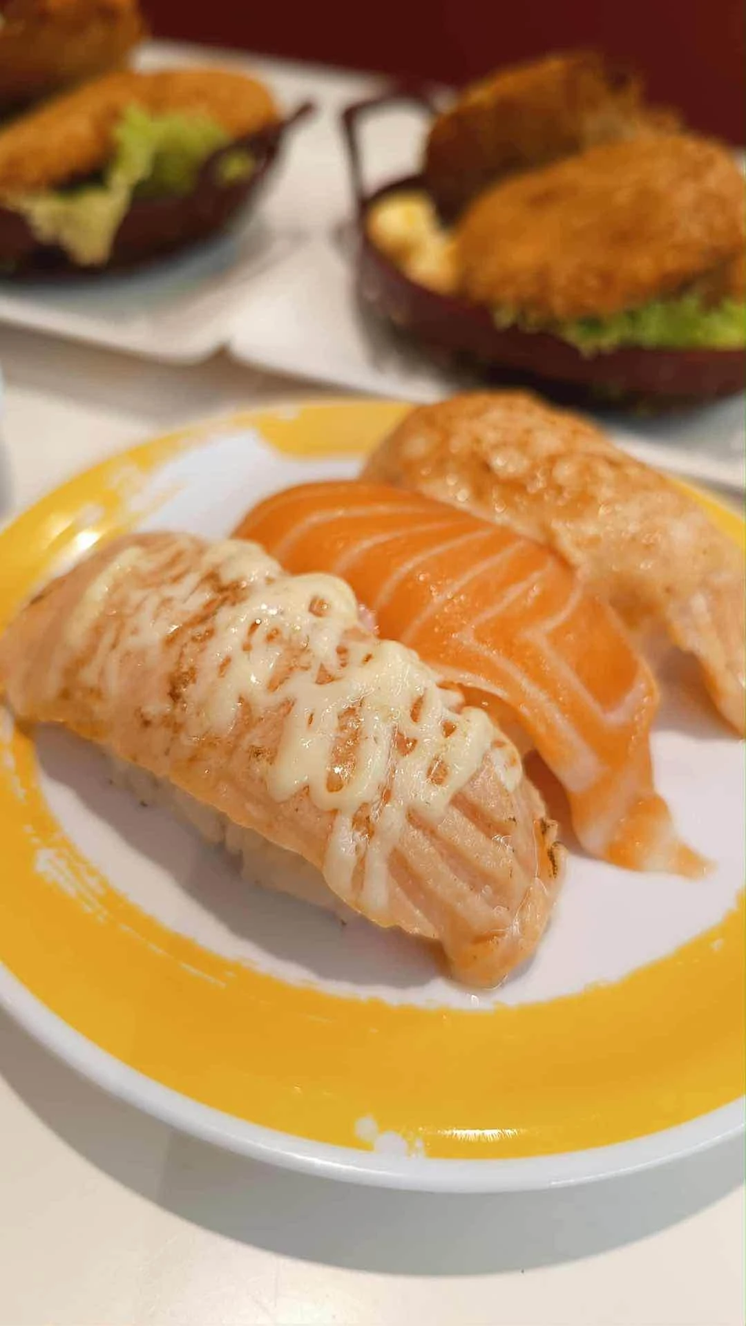 Salmon Nigiri Trio