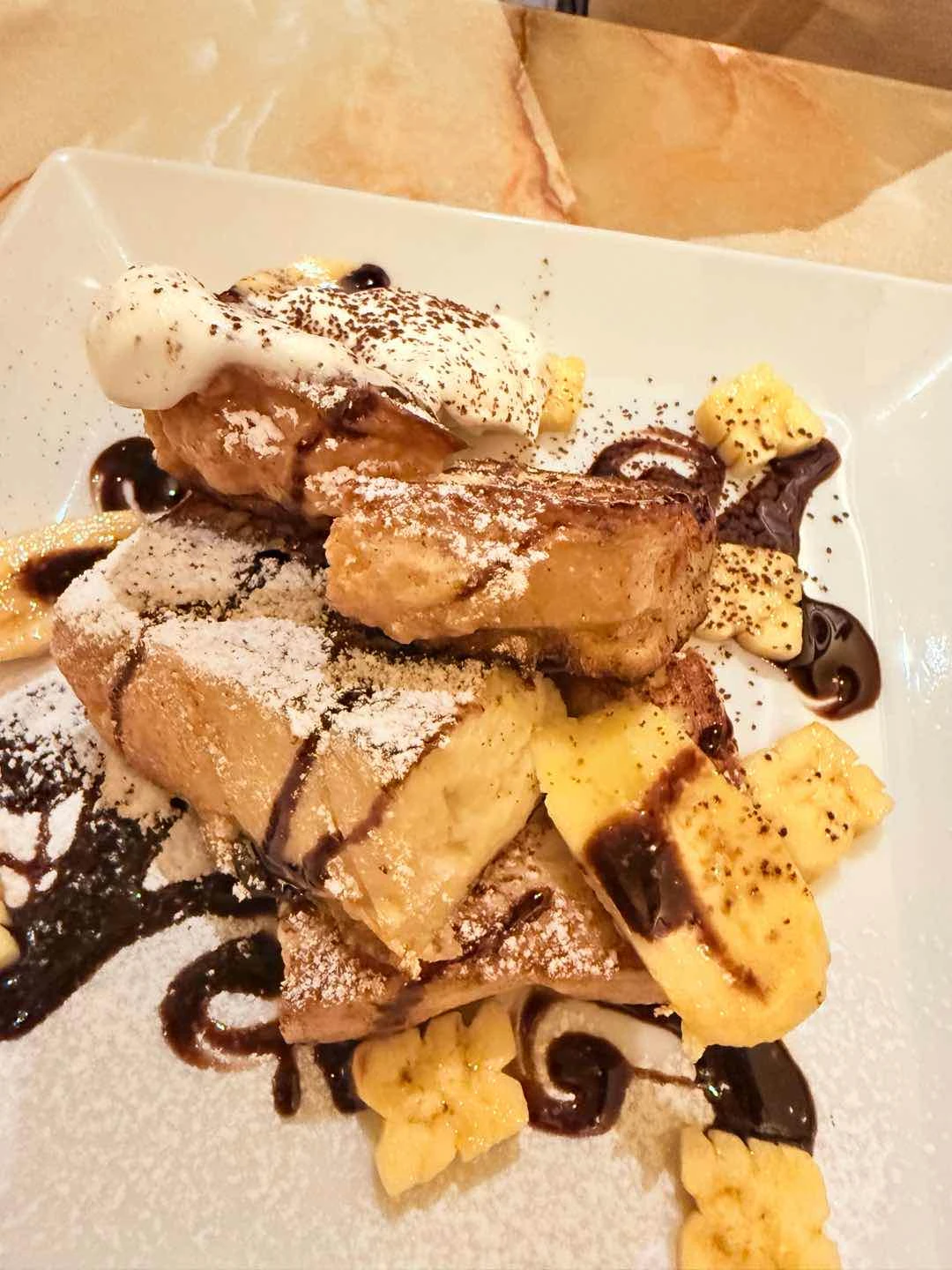 Banana wagfle
