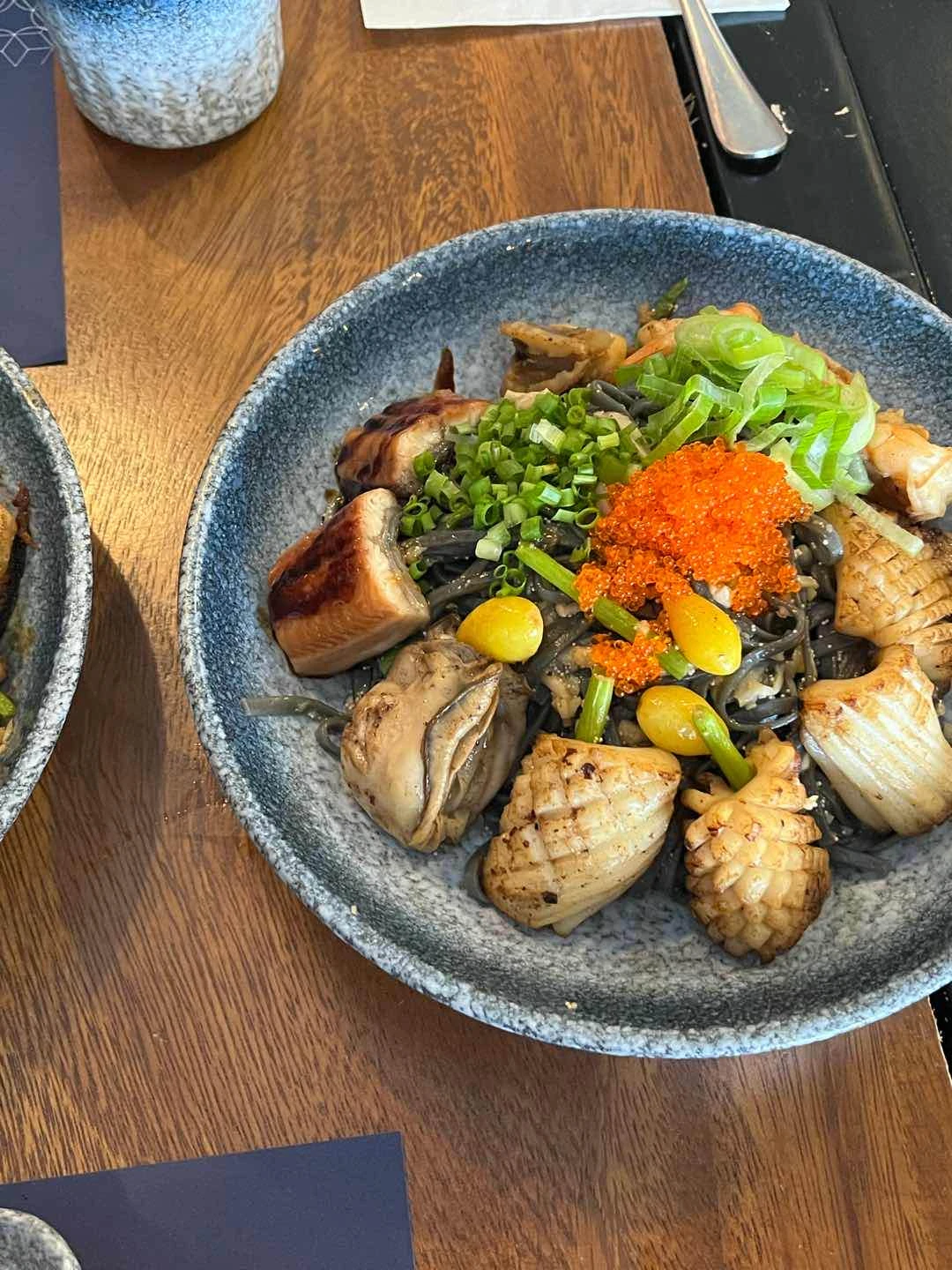 charcoal udon