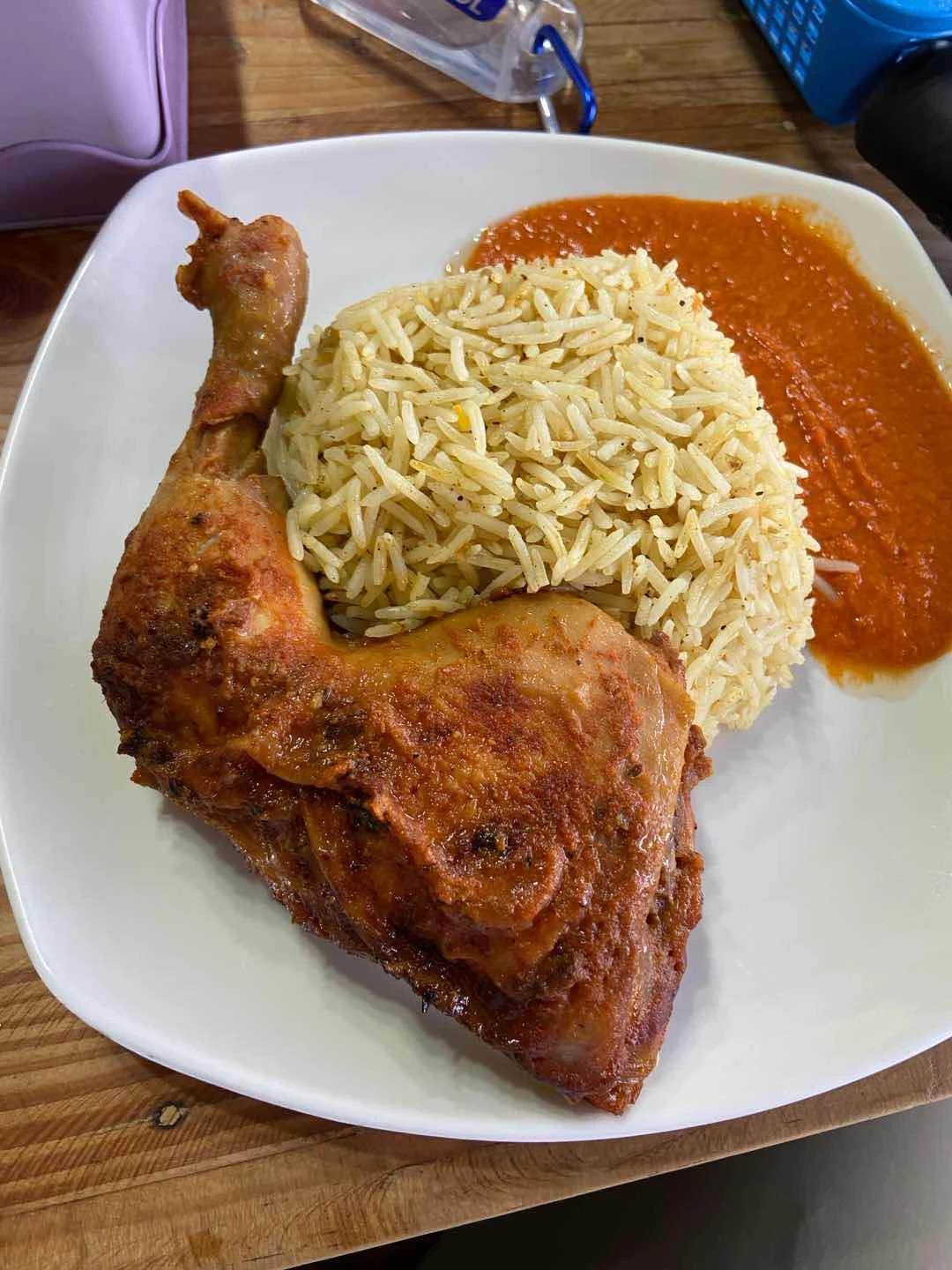 Authentic chicken biryani