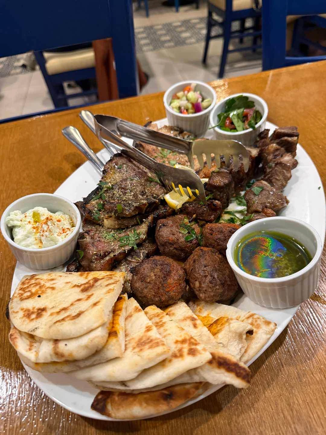 Meat set of Cyma Greek Taverna - Shangri-La Plaza