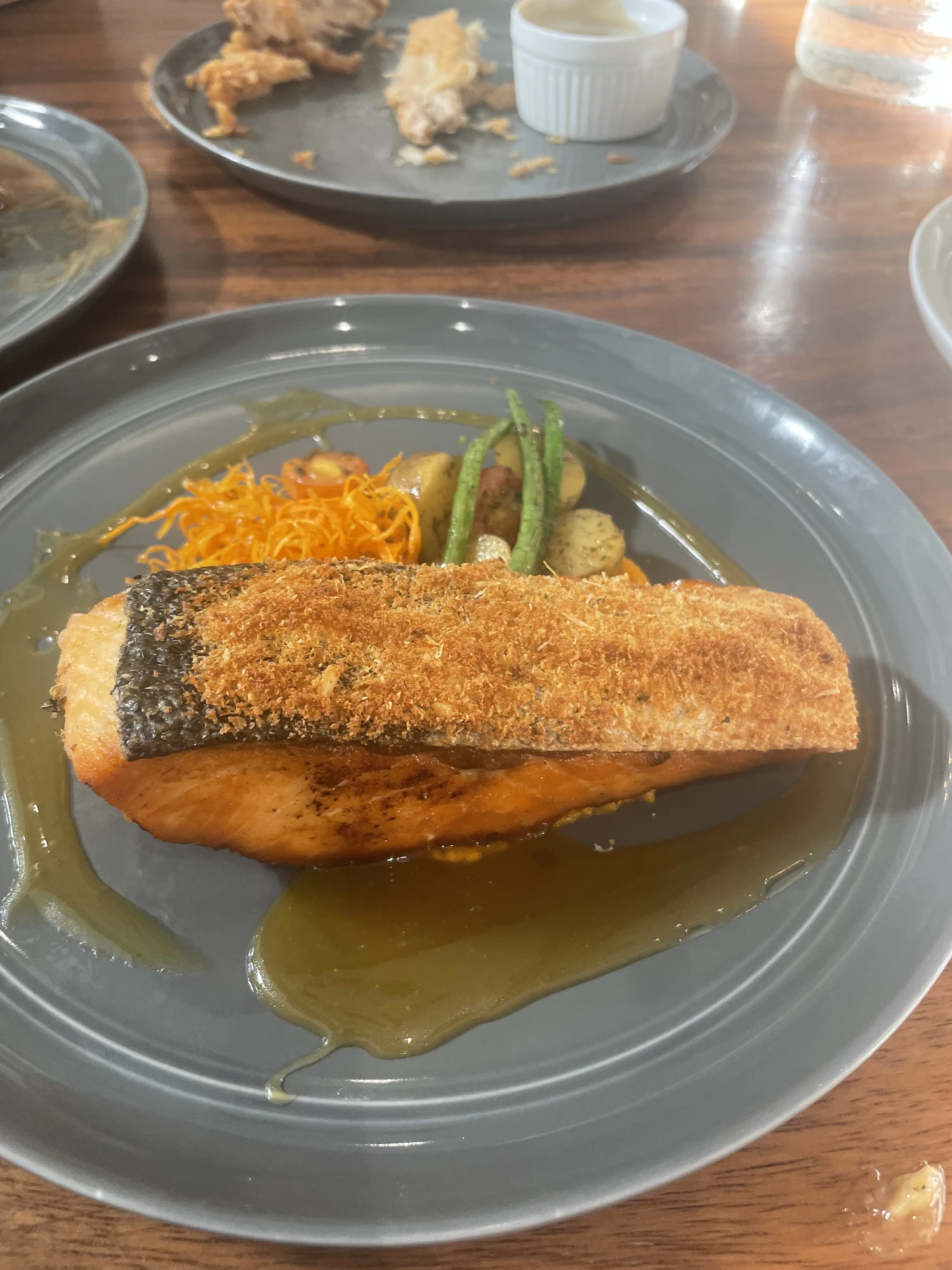 Pan seared salmon - 790.00