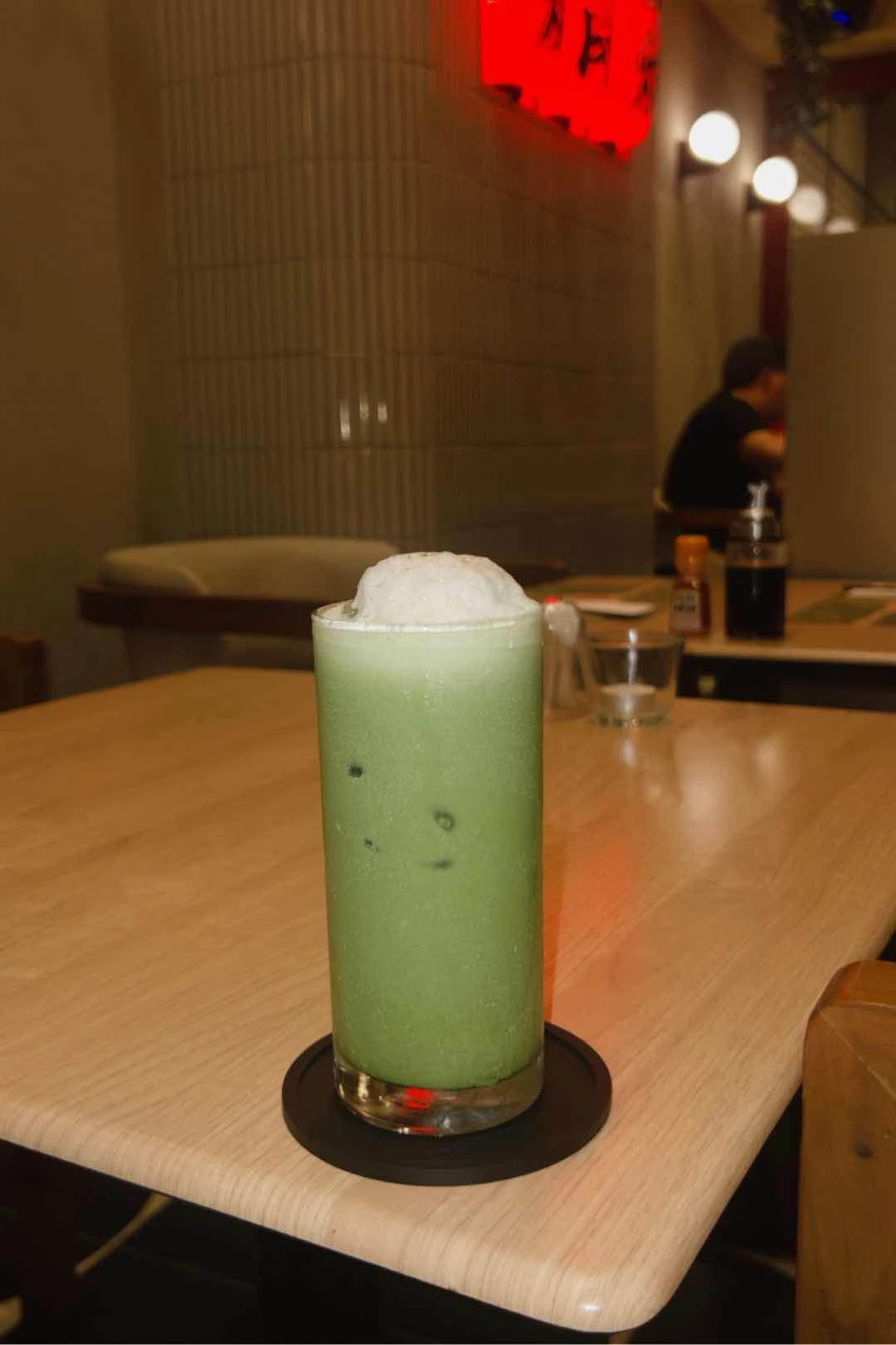 iced matcha latte