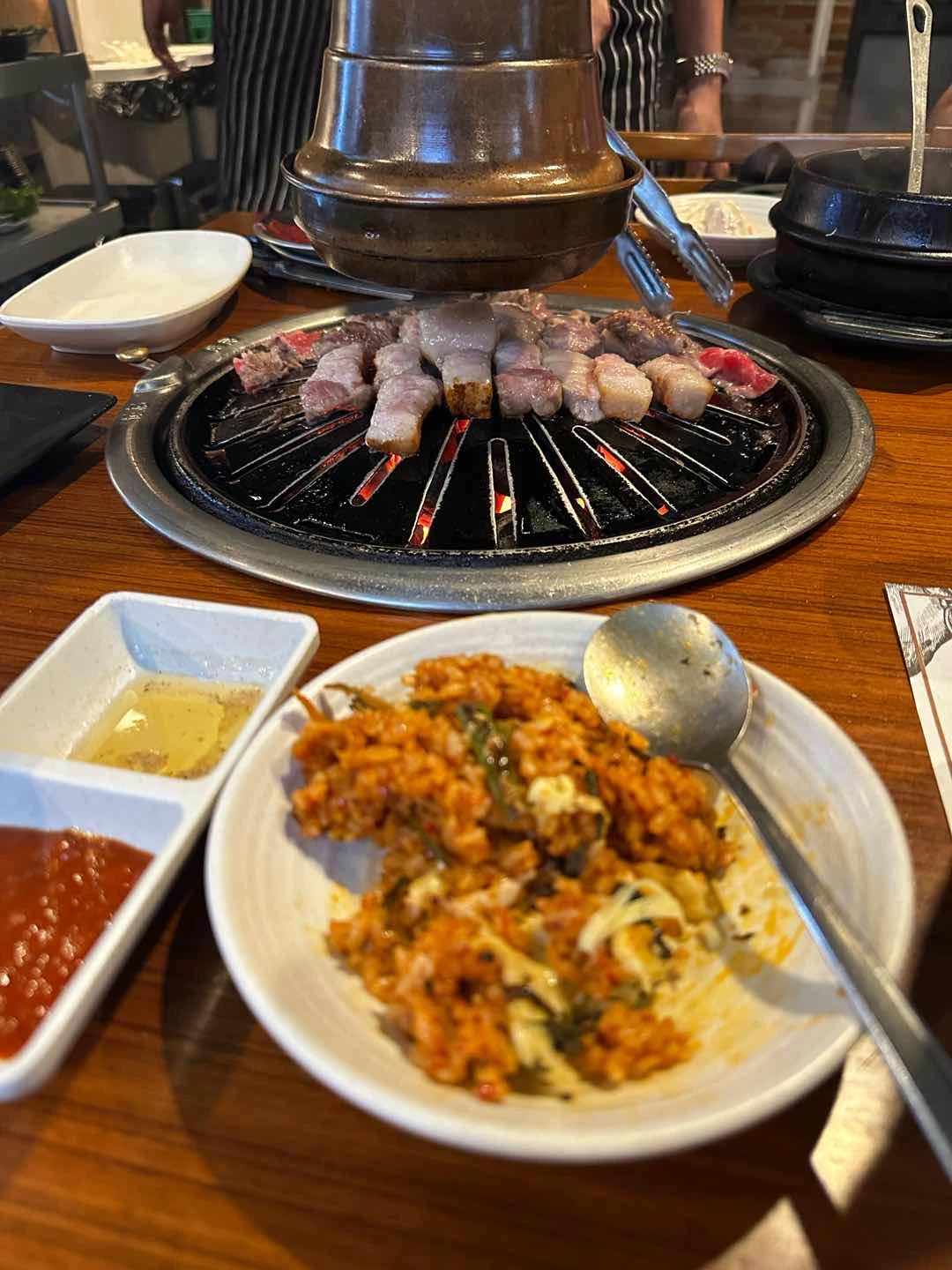 Korean BBQ and Kimchi Rice