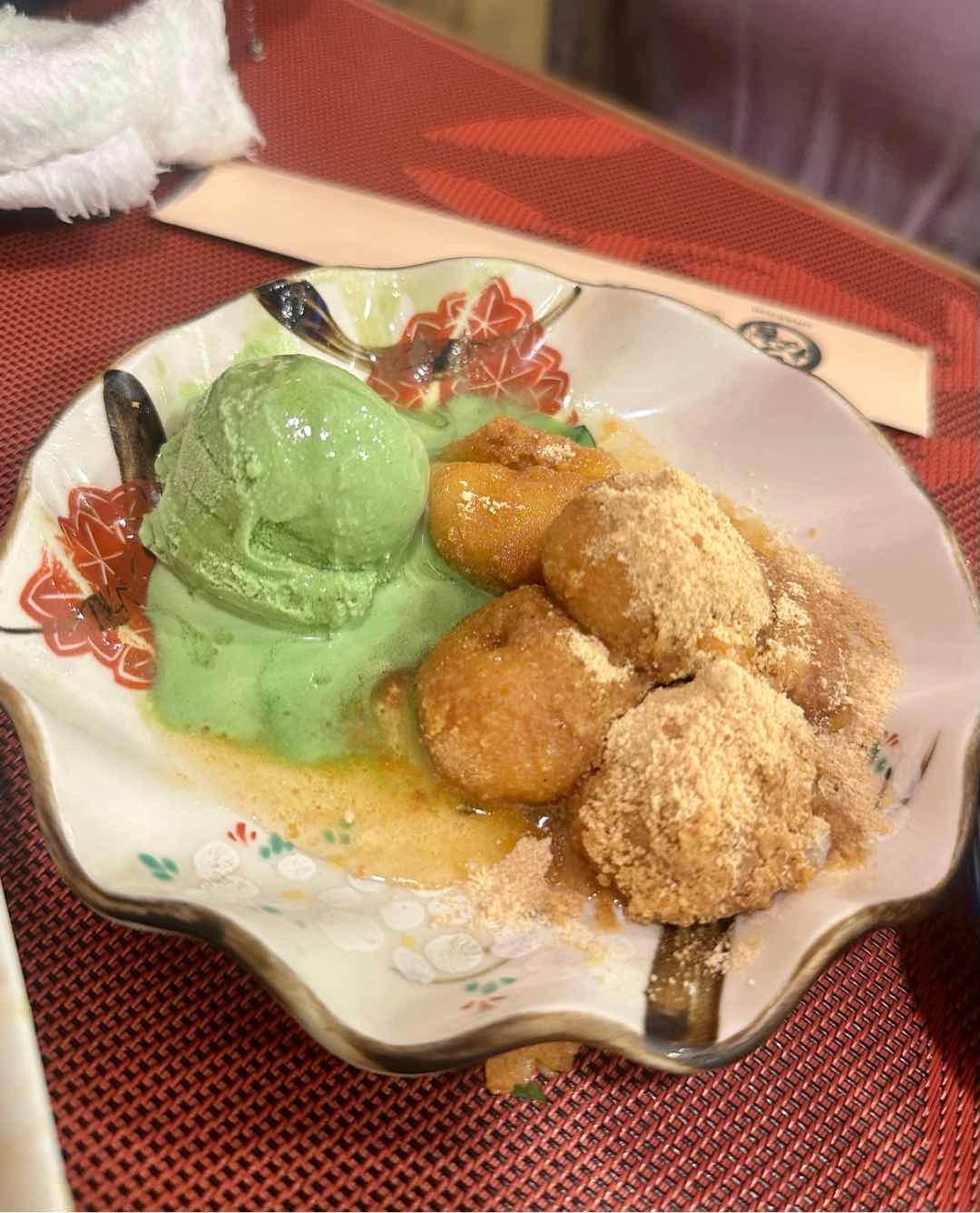 Matcha Ice Cream & Mochi