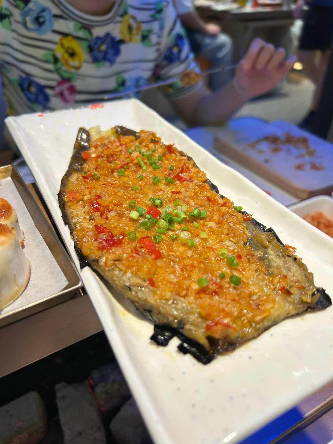 Grilled eggplant