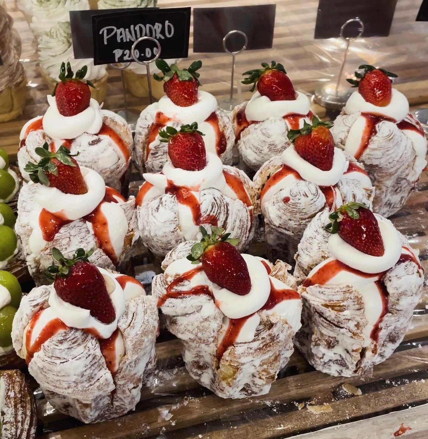 Strawberry Pandoro