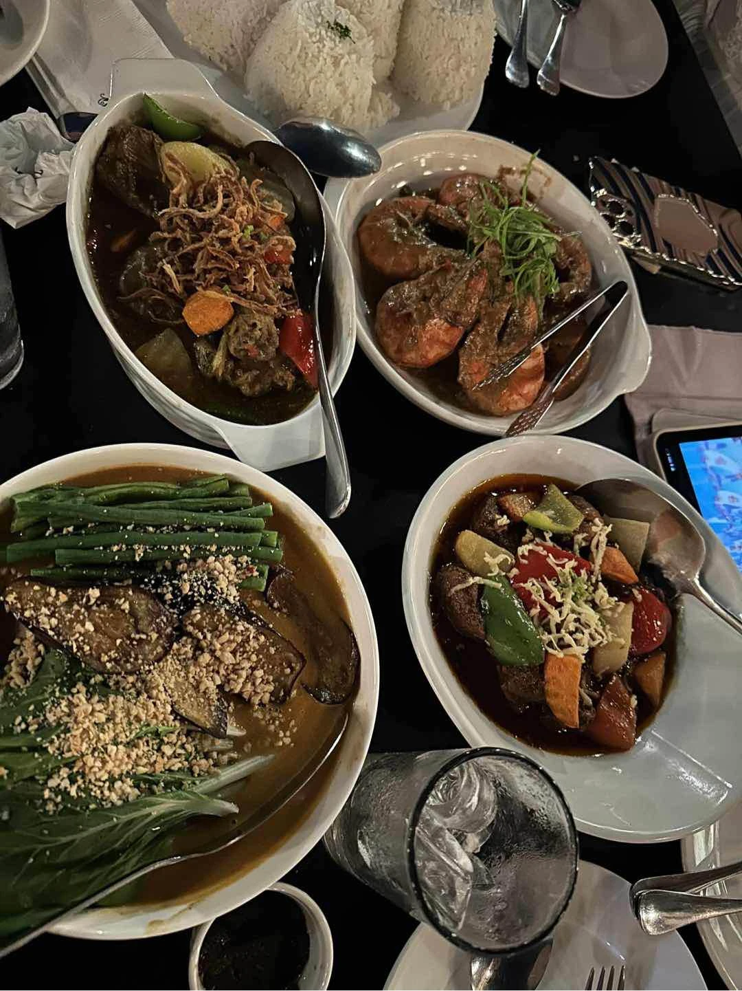 The food was okay and the service is fine.  of La Cathedral Cafe