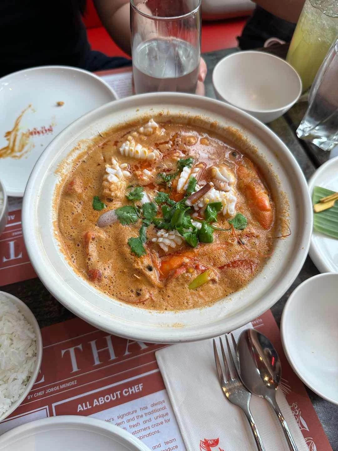 Tom Yum Soup  of Some Thai