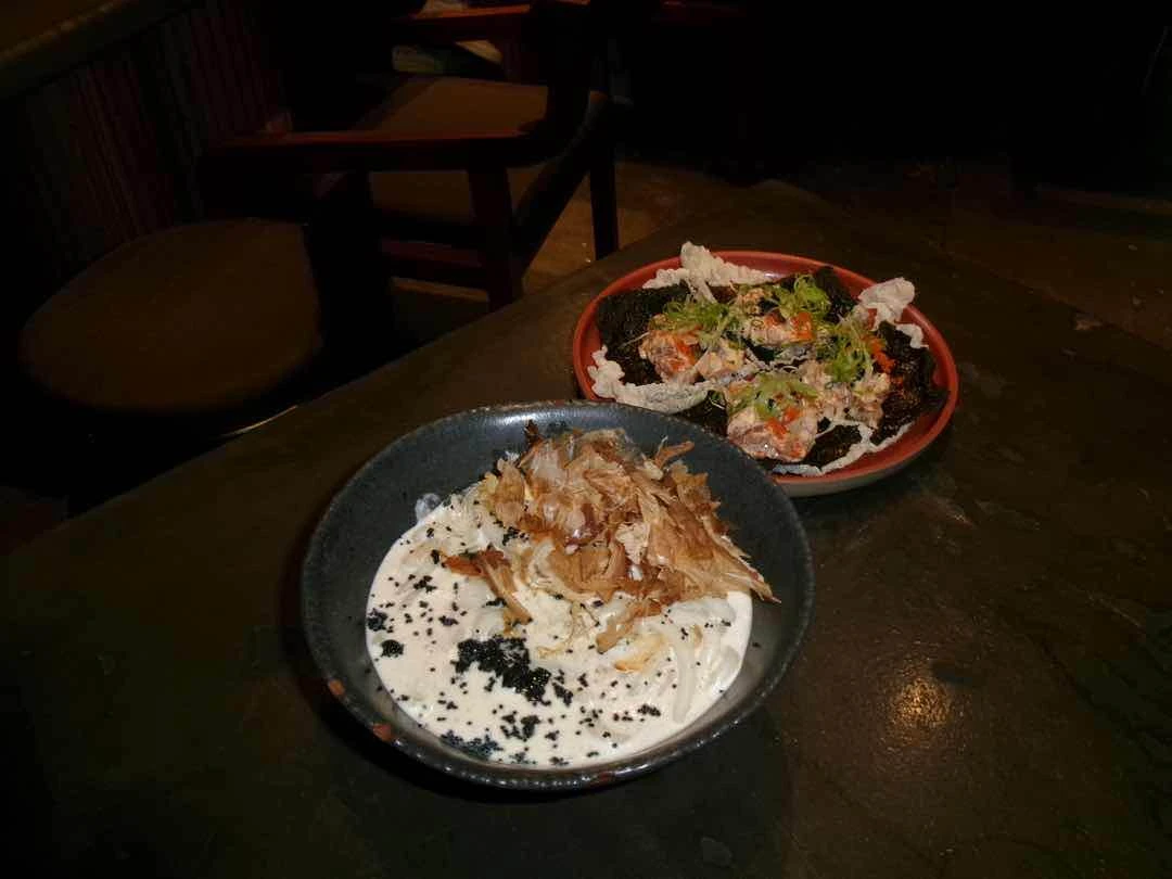 truffle udon & tuna tar of Ginza Gyu Makati