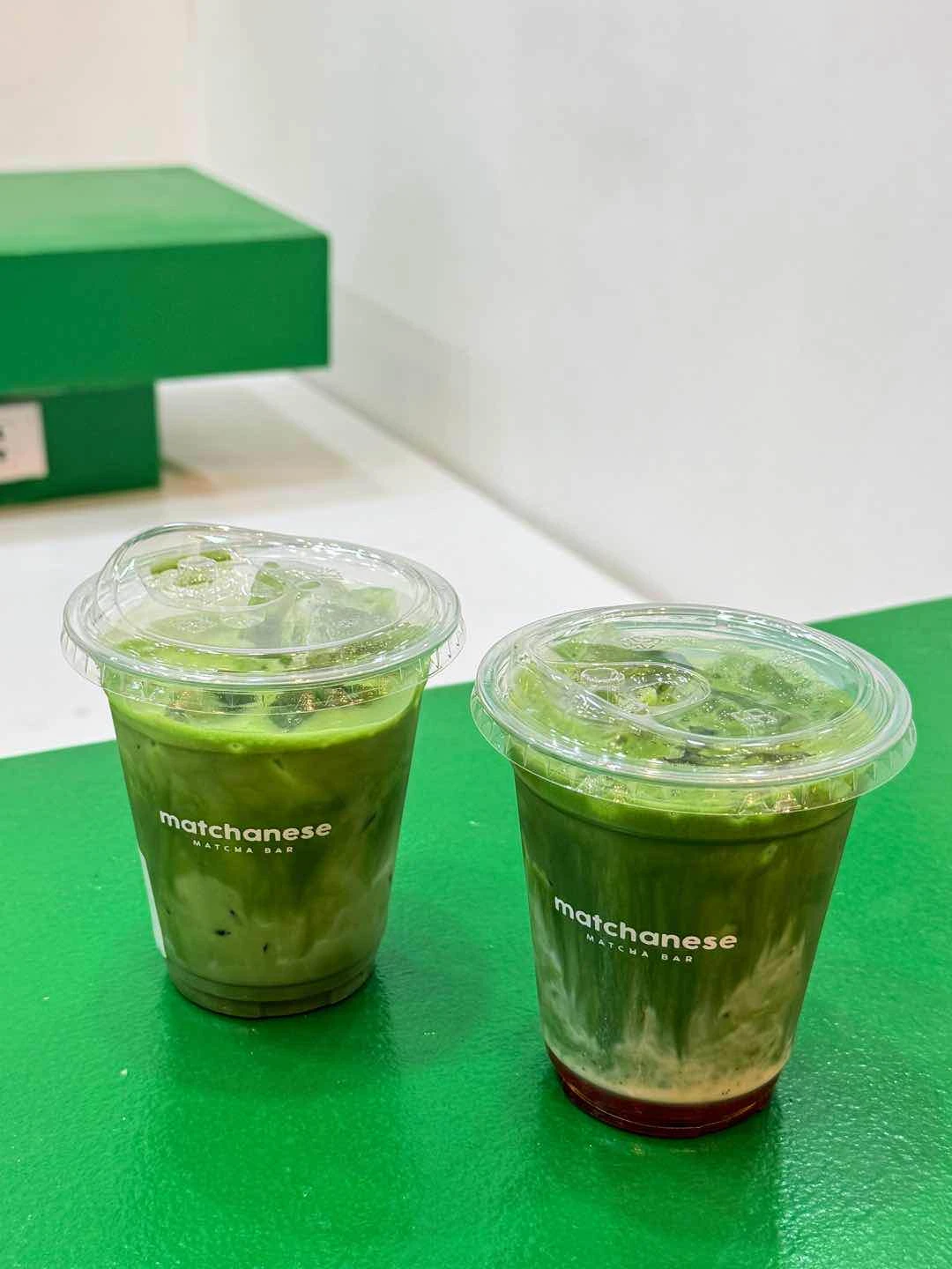 classic matcha latte & earl gray matcha