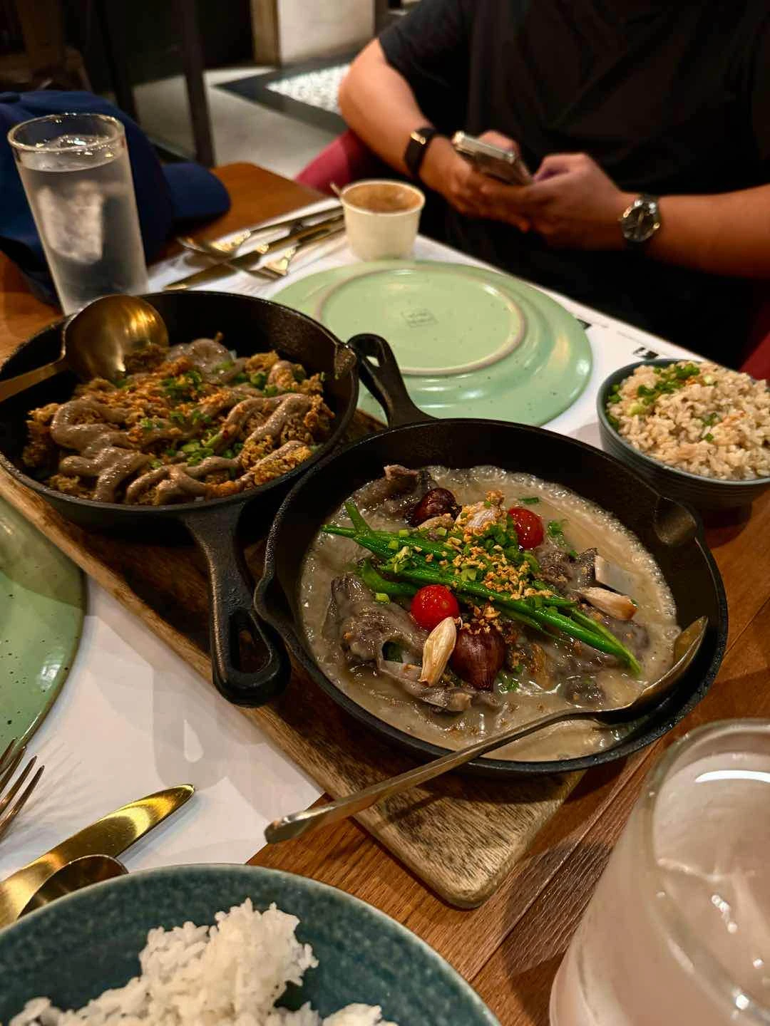 oyster sisig, sizzling sinigang of Locavore | BGC