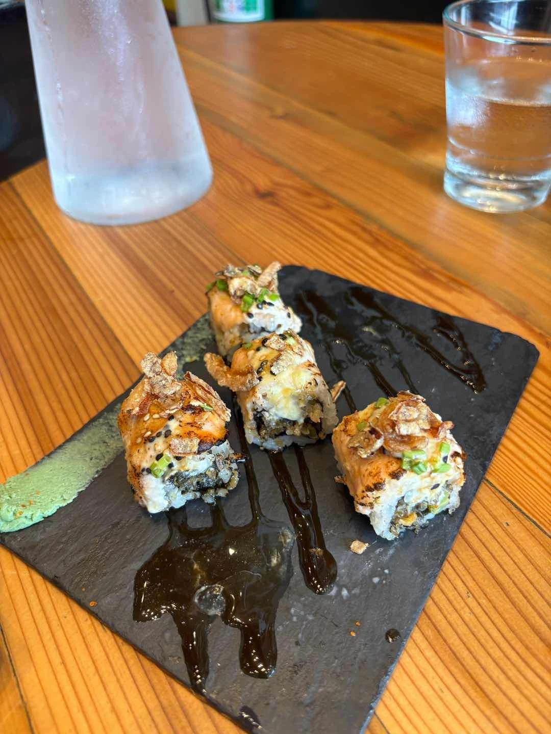 Salmon (its actually 6pcs per order... I was hungry)