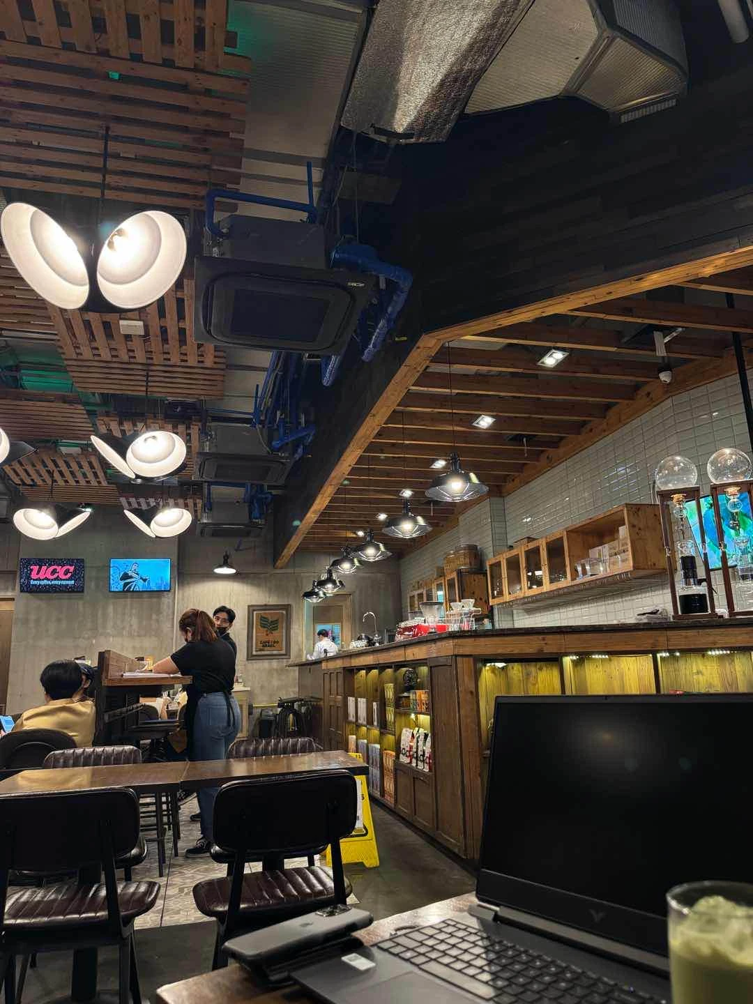 Interior of the cafe