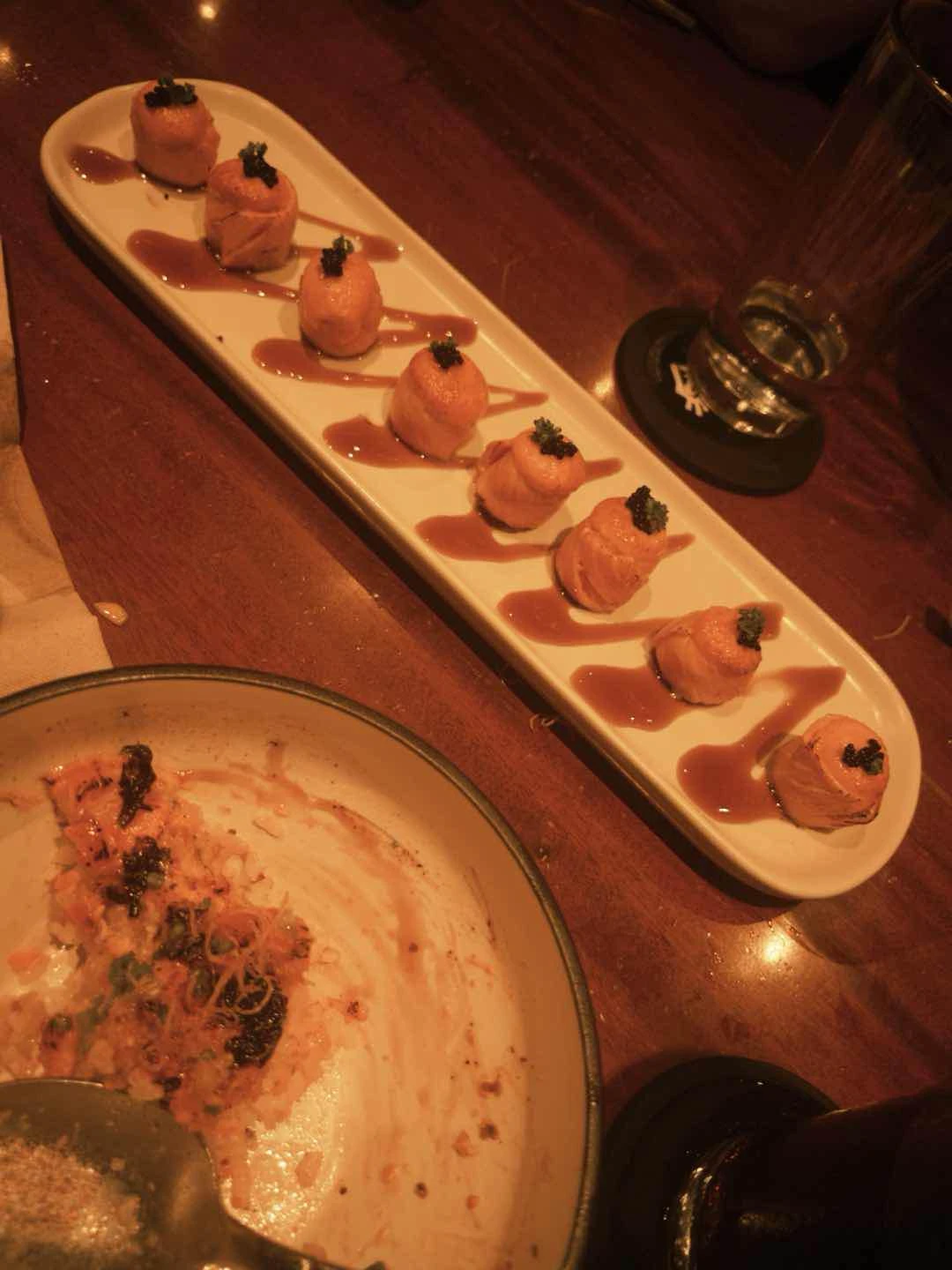 — torched salmon roll