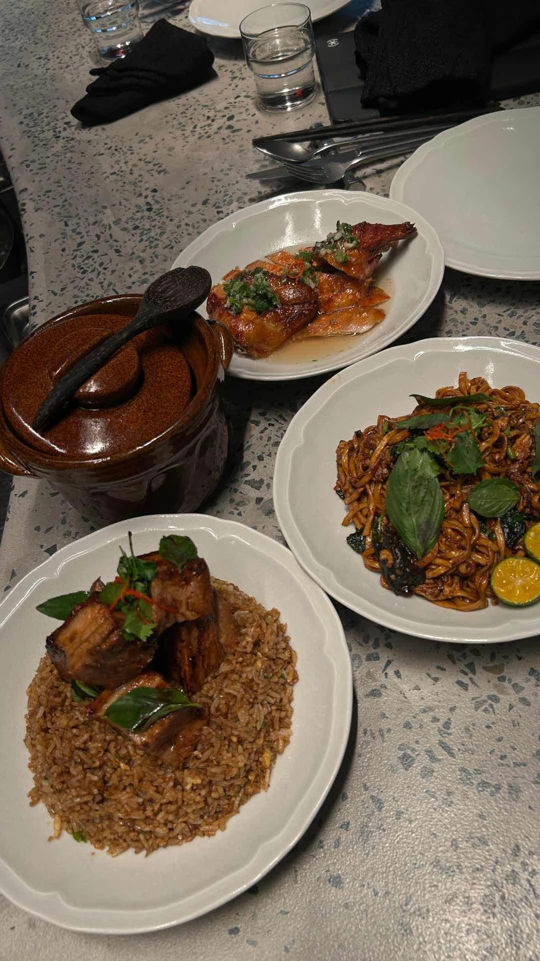 our orders of Kong Noodles