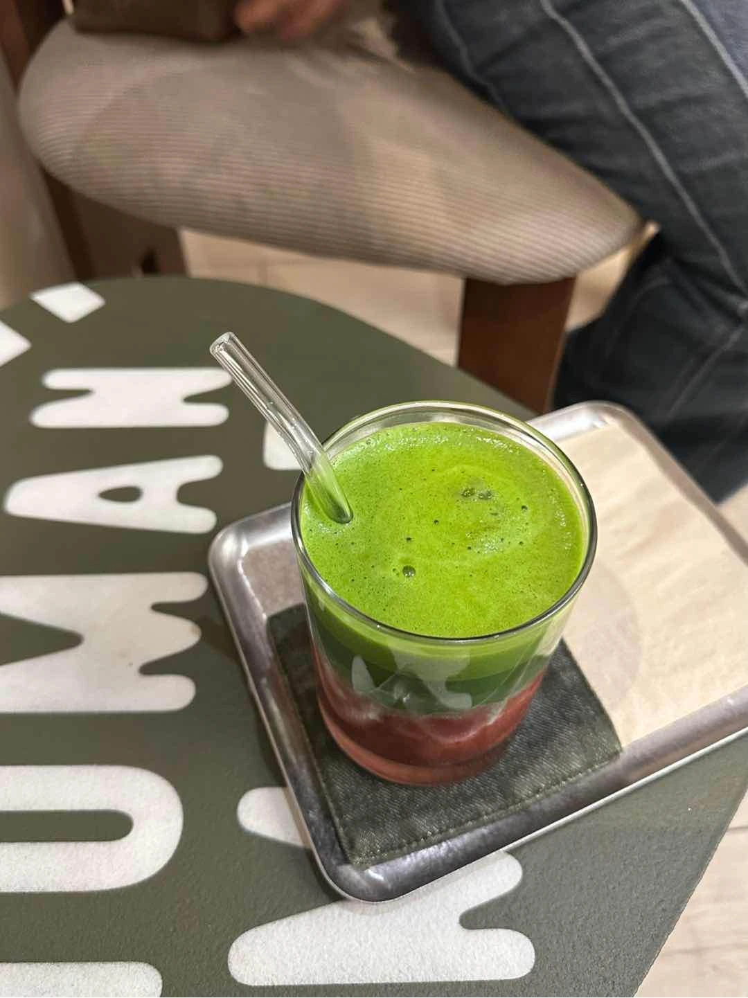 Strawberry matcha