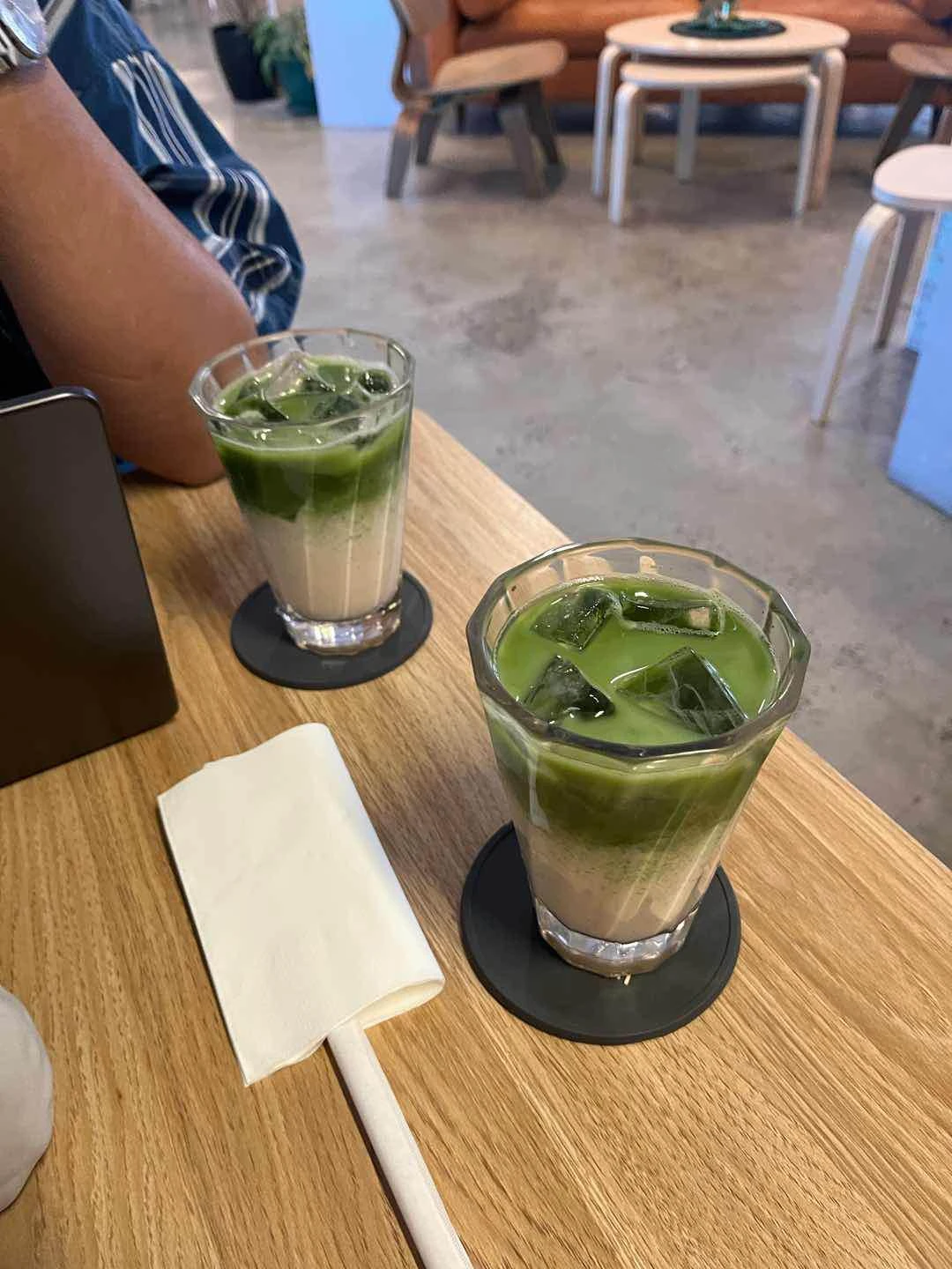 Matcha Latte for PHP 235 of Odd Cafe