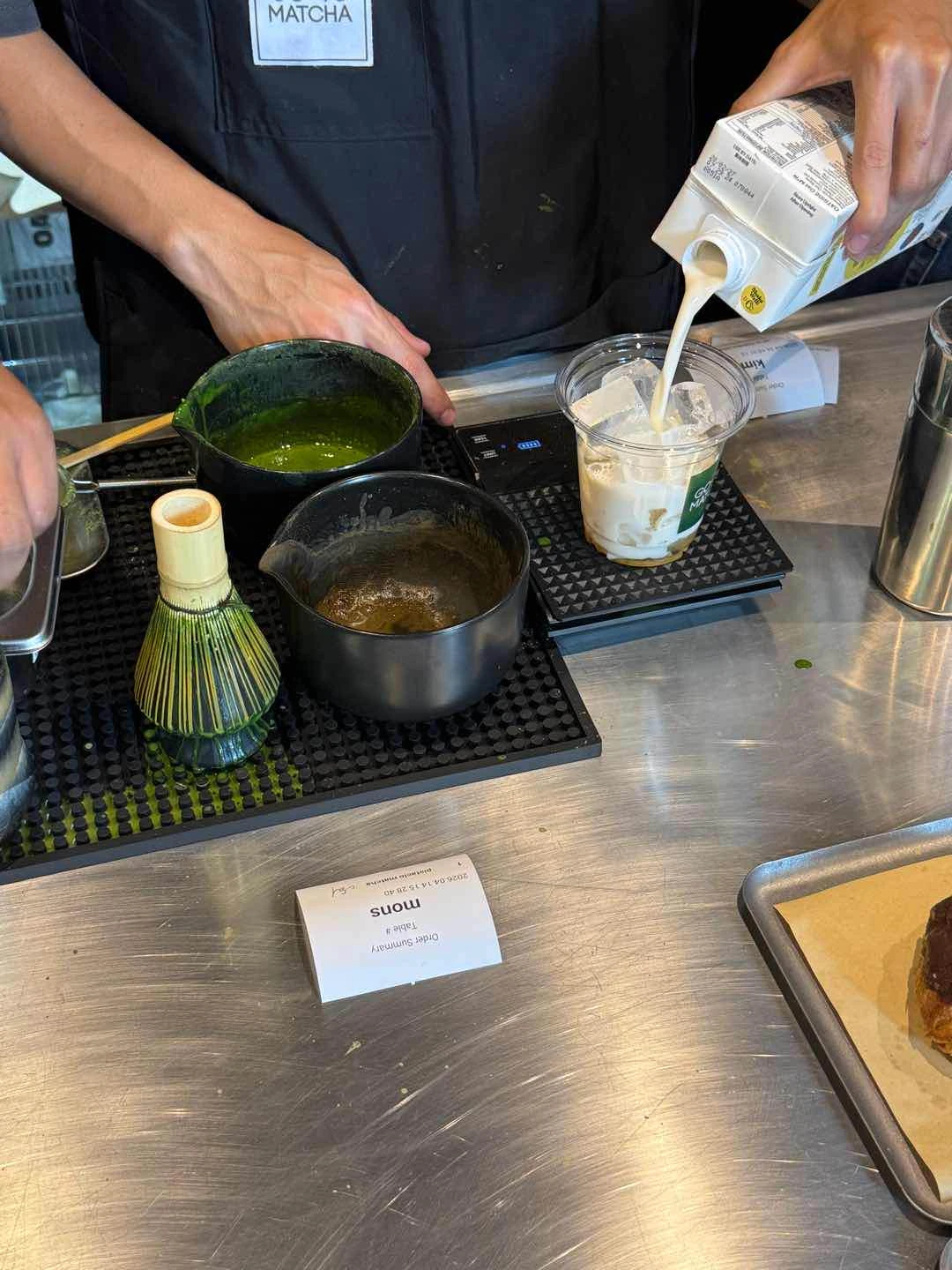 matcha making