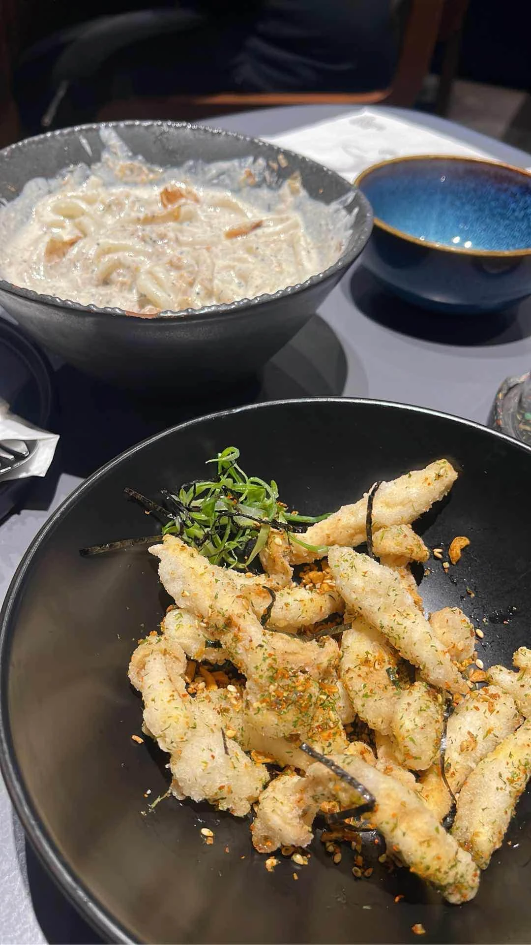 mushroom and udooon of Ginza Gyu Makati