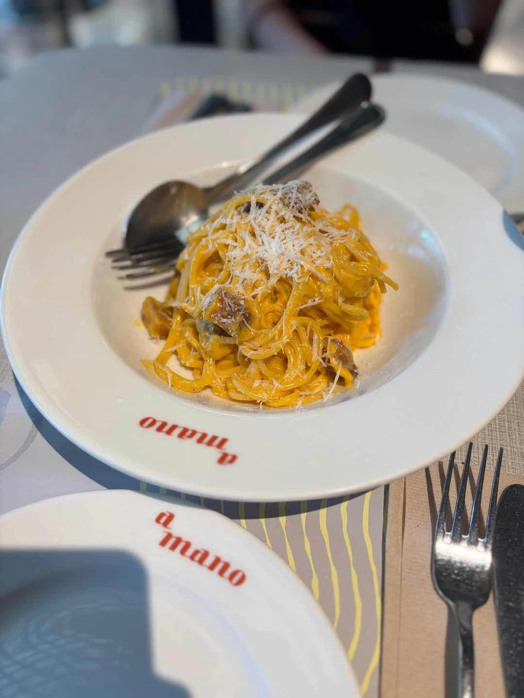 Spaghetti Carbonara of A mano