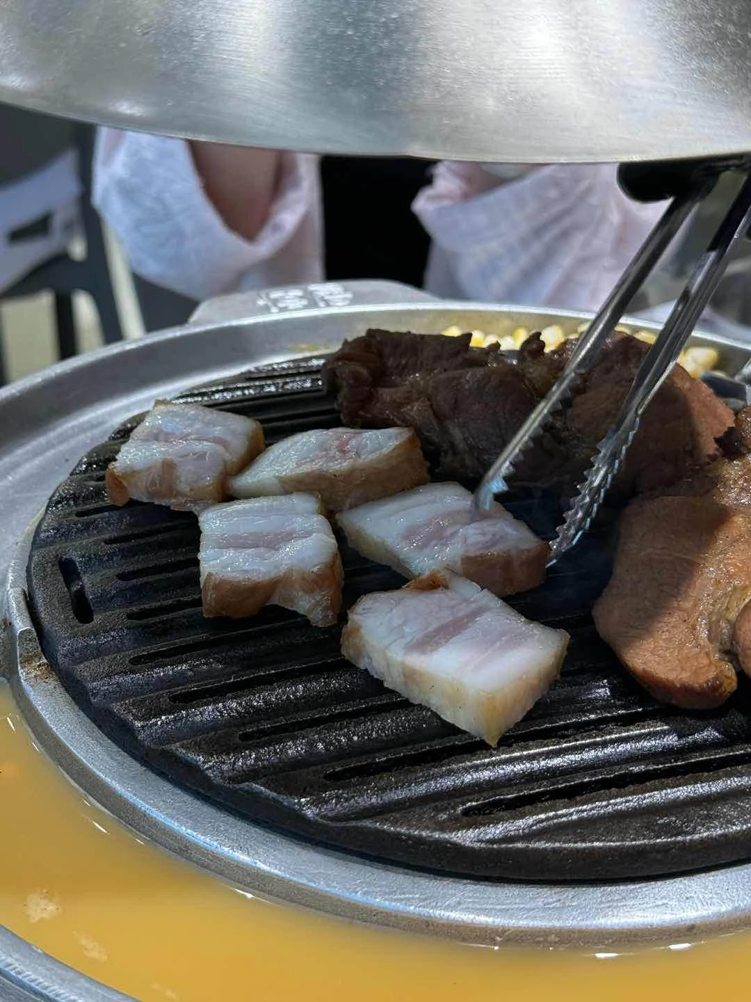 dry aged pork samgyup & la galbi