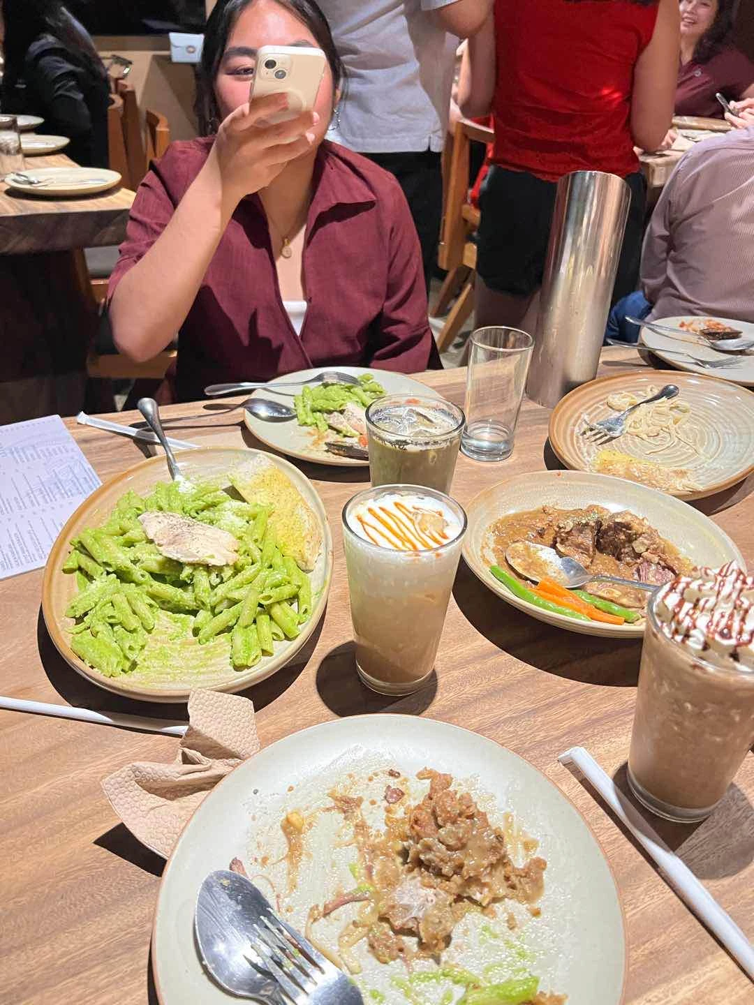 pesto, truffle, pot roast beaf 