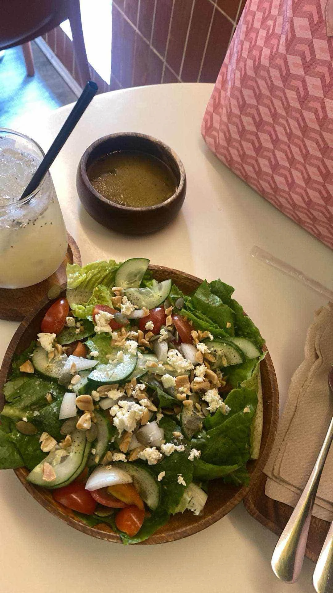 Herb and feta salad 