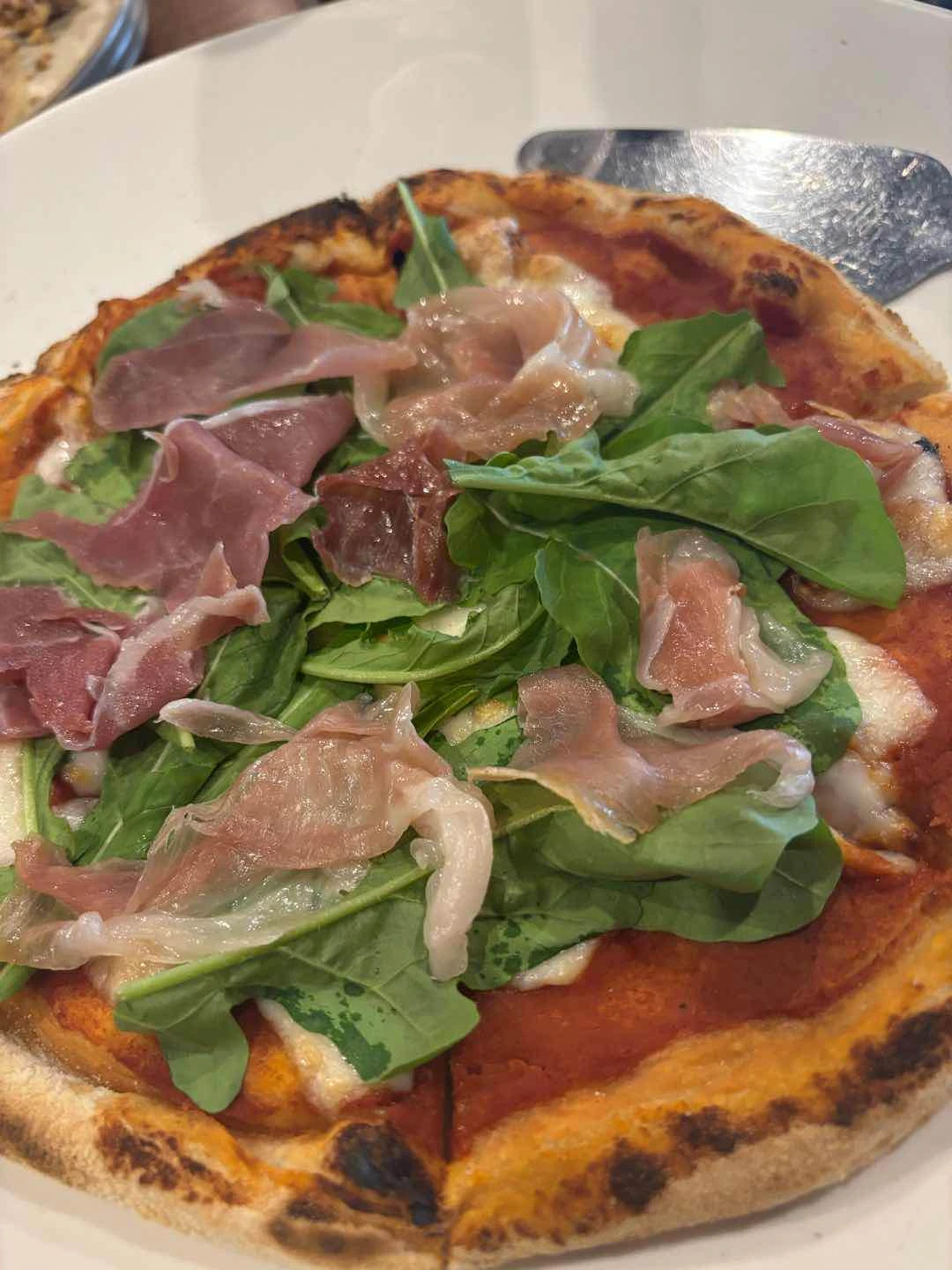 Prosciutto Arugula Pizza