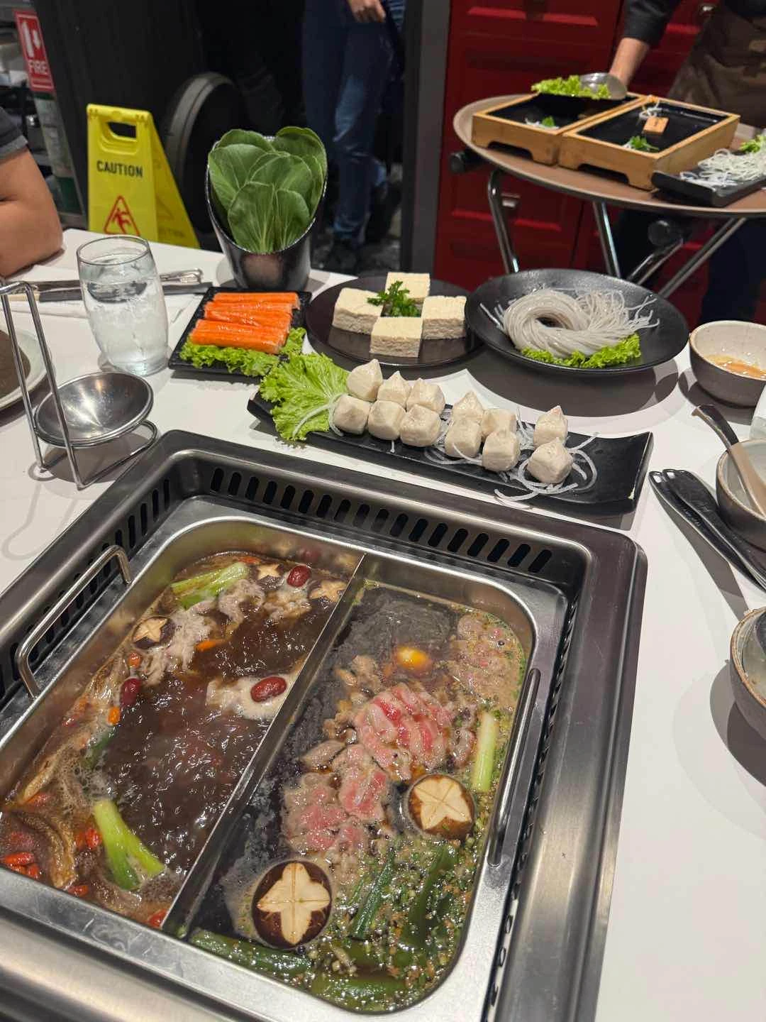 Beef, Balls, Vegetables of City Hot Pot