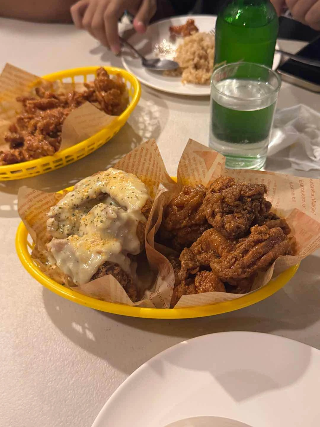 cajun and garlic parm wings of Southside Chicken Wings