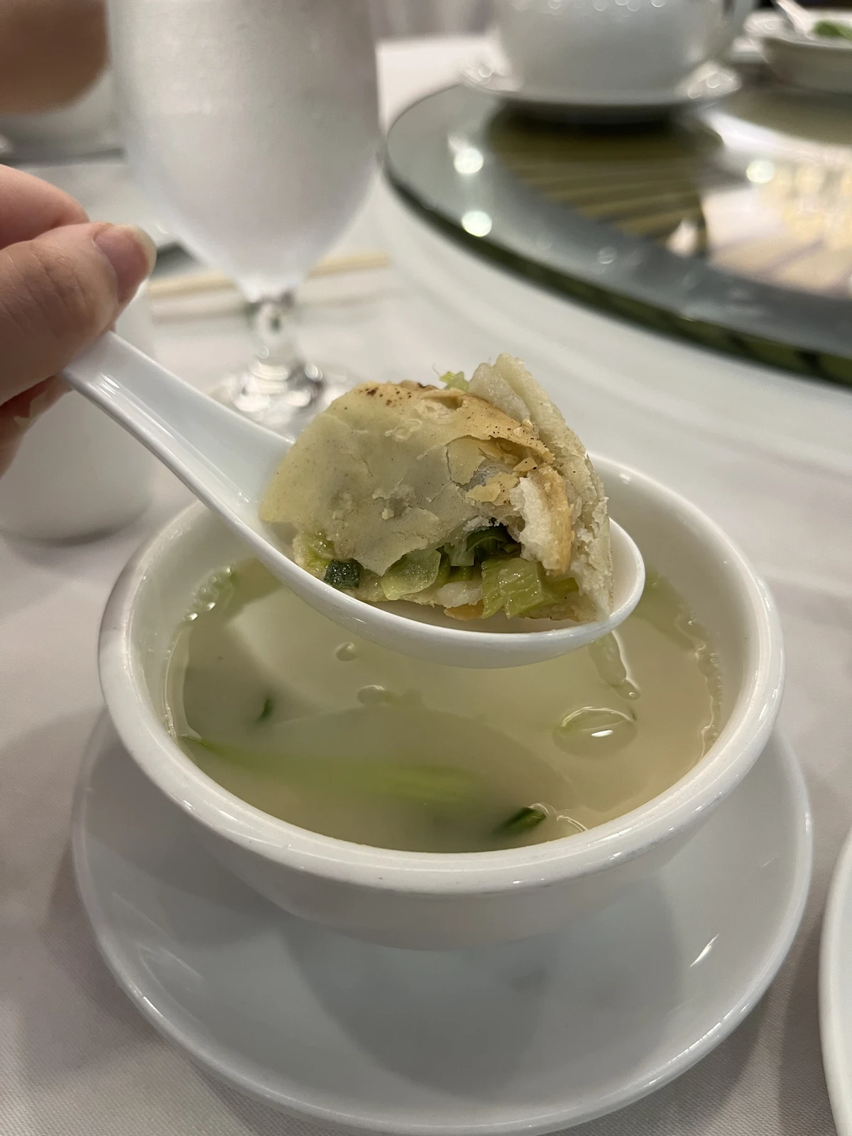 Wintermelon Soup & Scallion Pastry of Peking Garden | Greenbelt 5