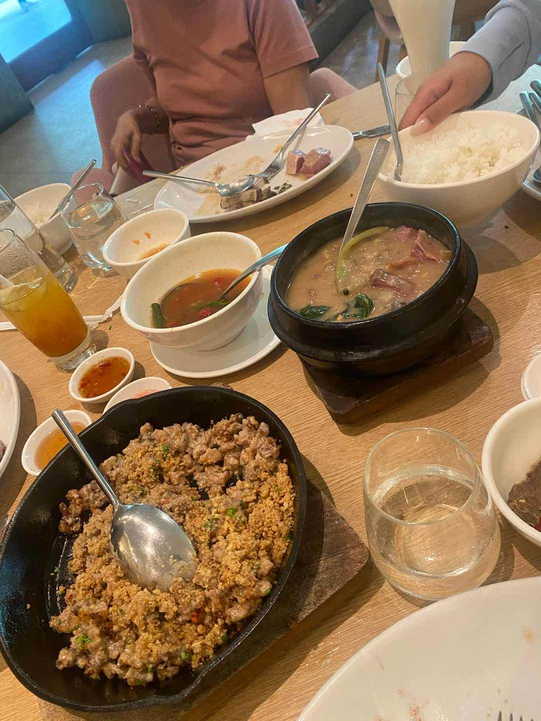 Sisig, cansi, sinigang