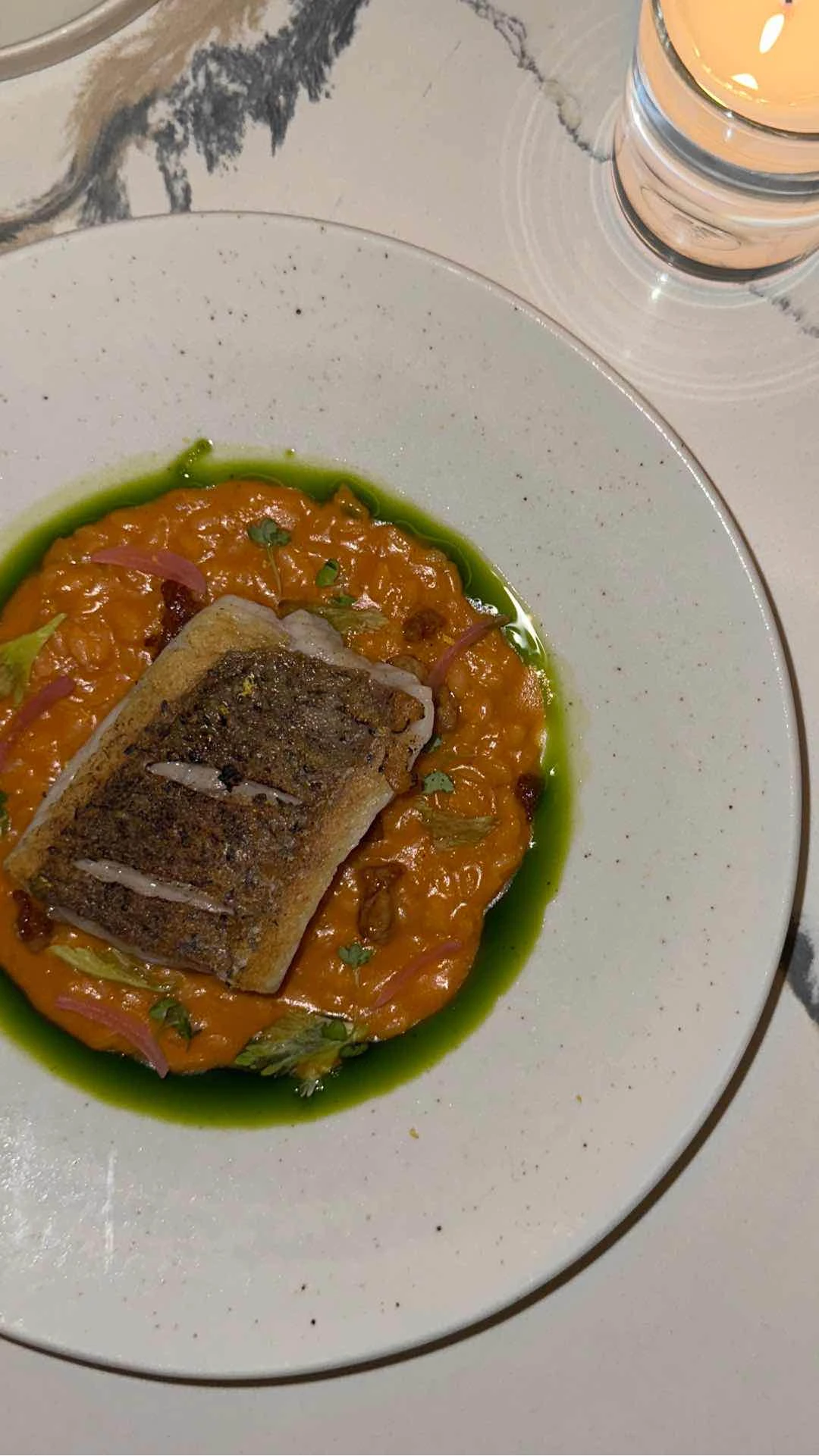 Seared Seabass