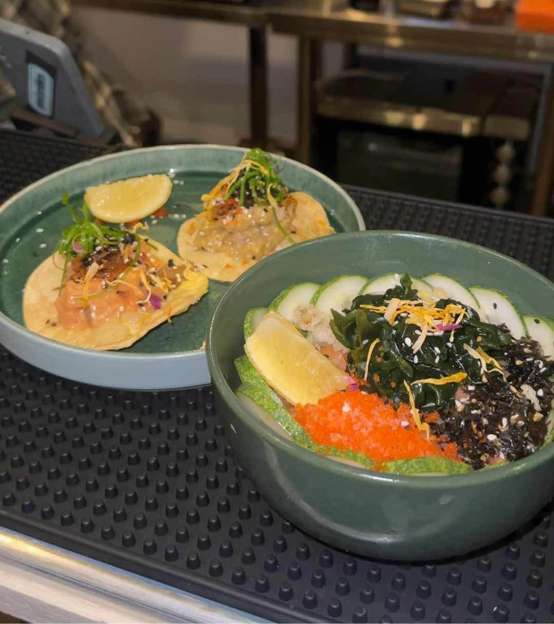 poke bowl and tostada of Good Problem
