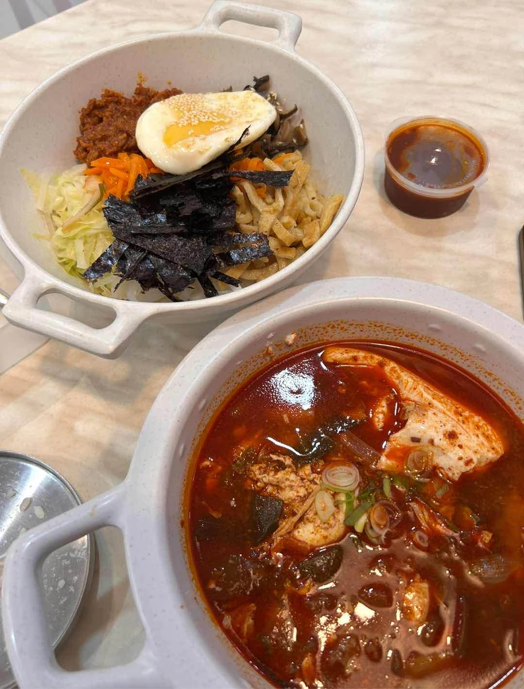 sundubu jiggae of HappiLee Korean Kitchen