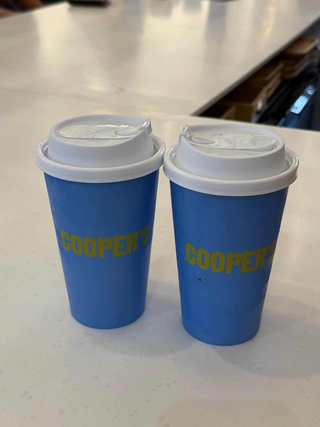Ube Latte & Matcha Latte (both w/ oat milk)